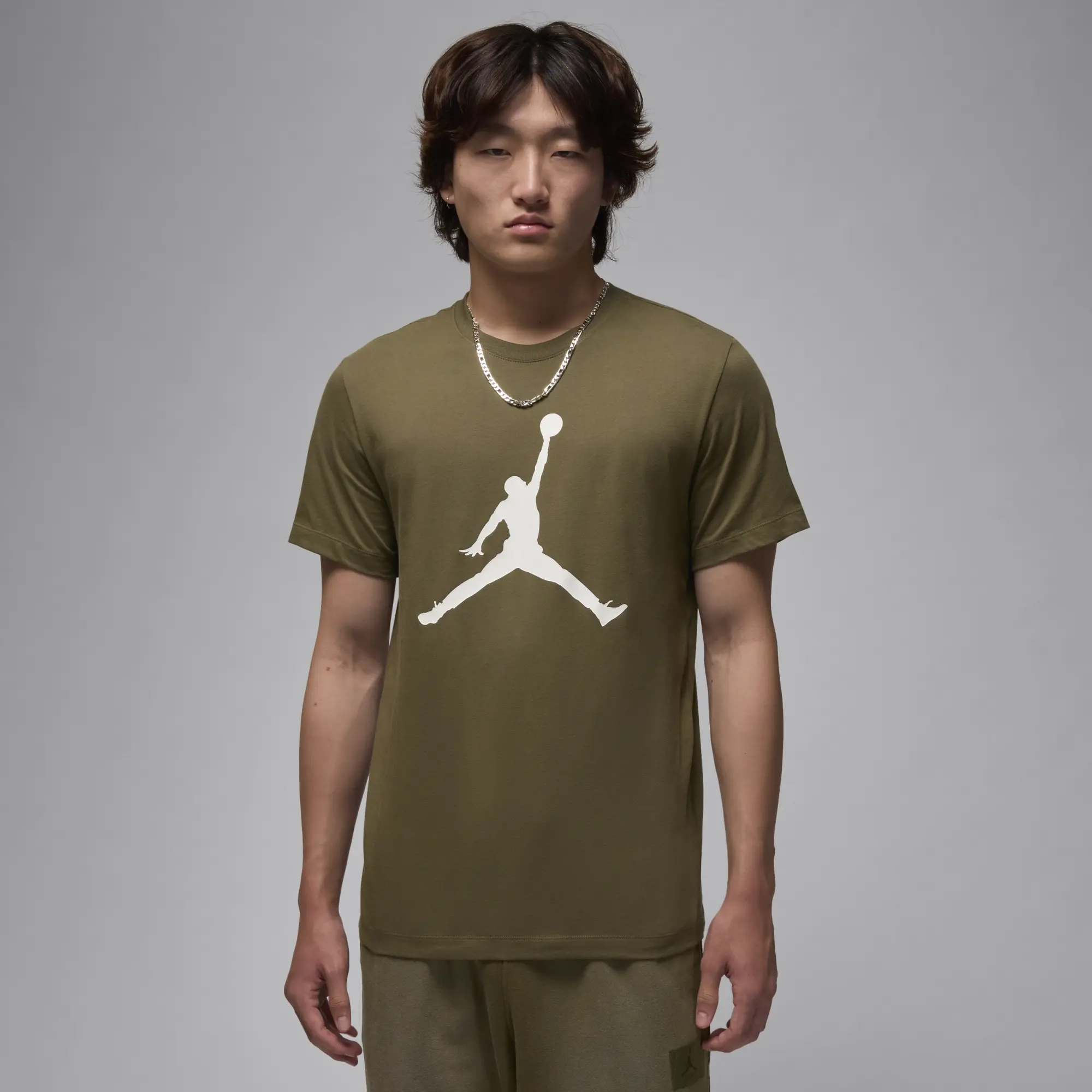 Nike Jordan Jumpman Men's T-Shirt - Green - Cotton/Polyester