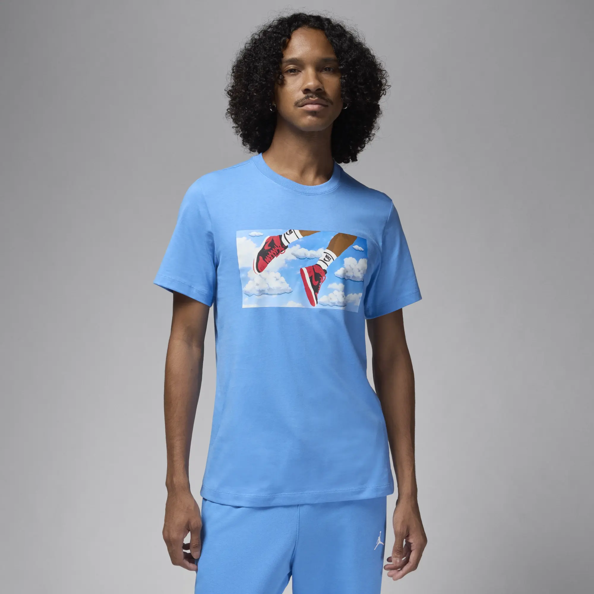 Nike Jordan Flight Essentials Men's T-Shirt - Blue - Cotton