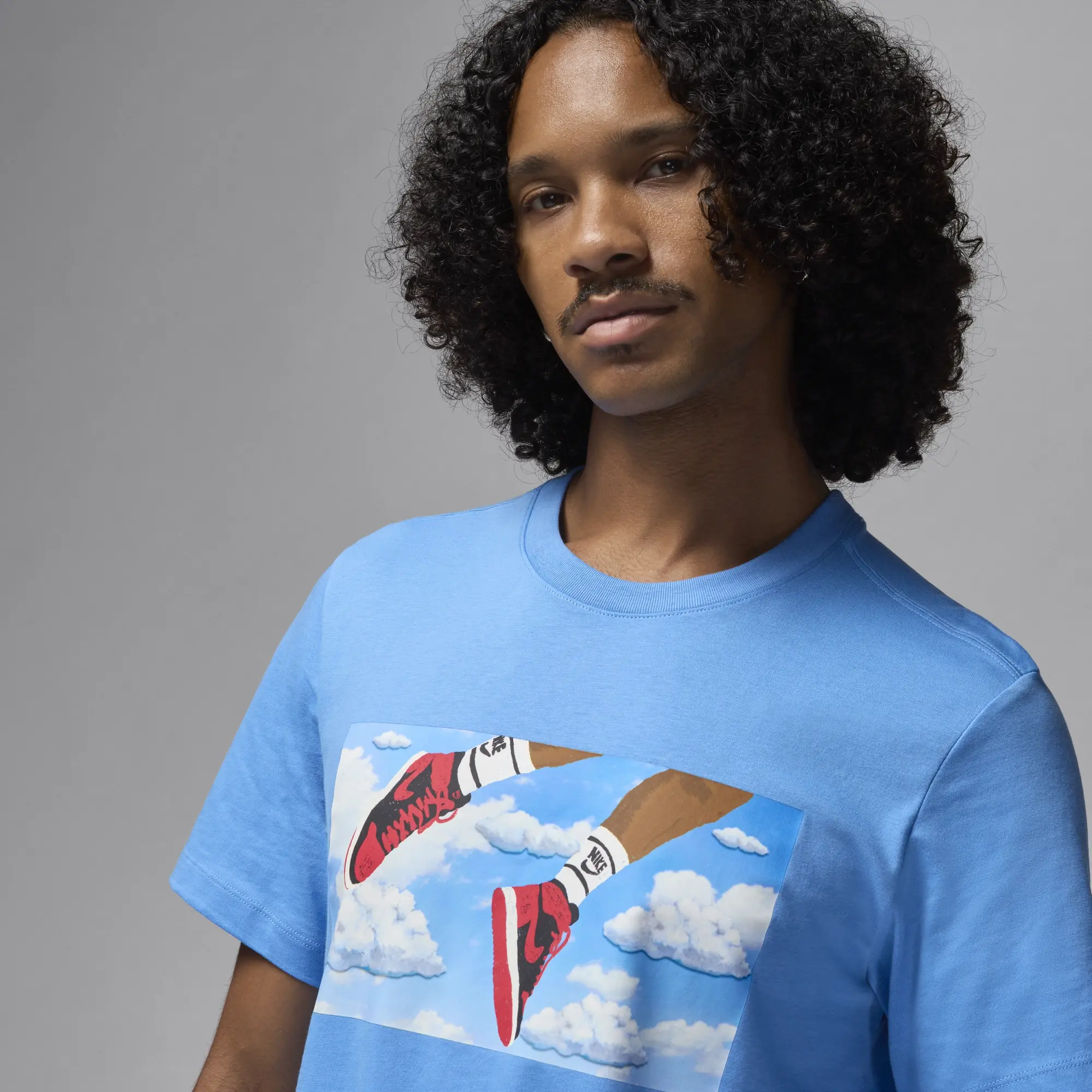 Nike Jordan Flight Essentials Men's T-Shirt - Blue - Cotton
