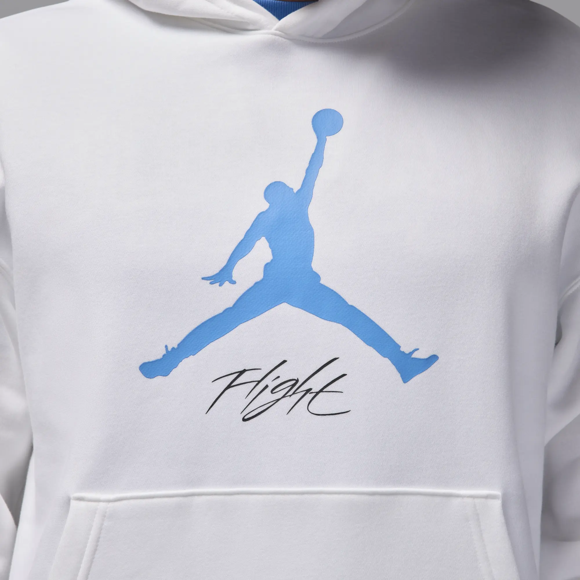 Nike Jordan Essentials Men's Fleece Hoodie - White - Cotton/Polyester