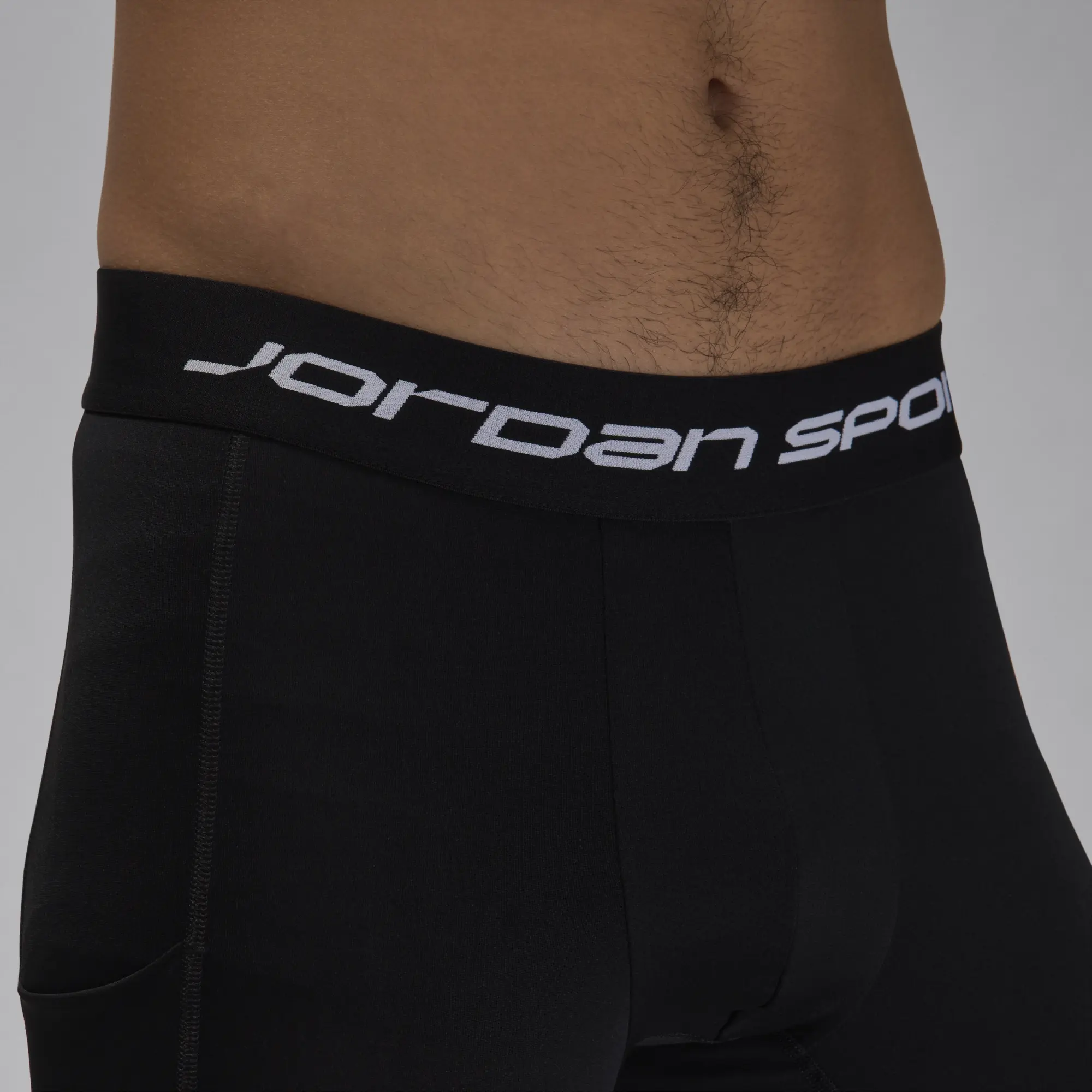 Nike Jordan Sport Men's Dri-FIT 3/4-Length Tights - Black - Polyester/Elastane