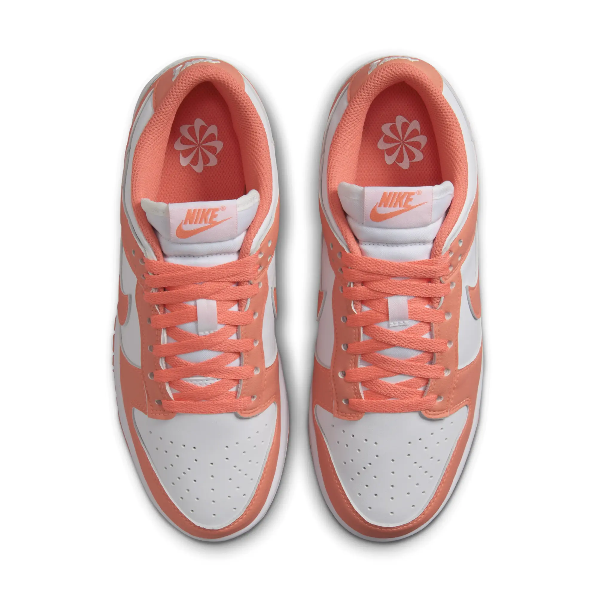 Nike Dunk Low Nn Trainers In White And Pink