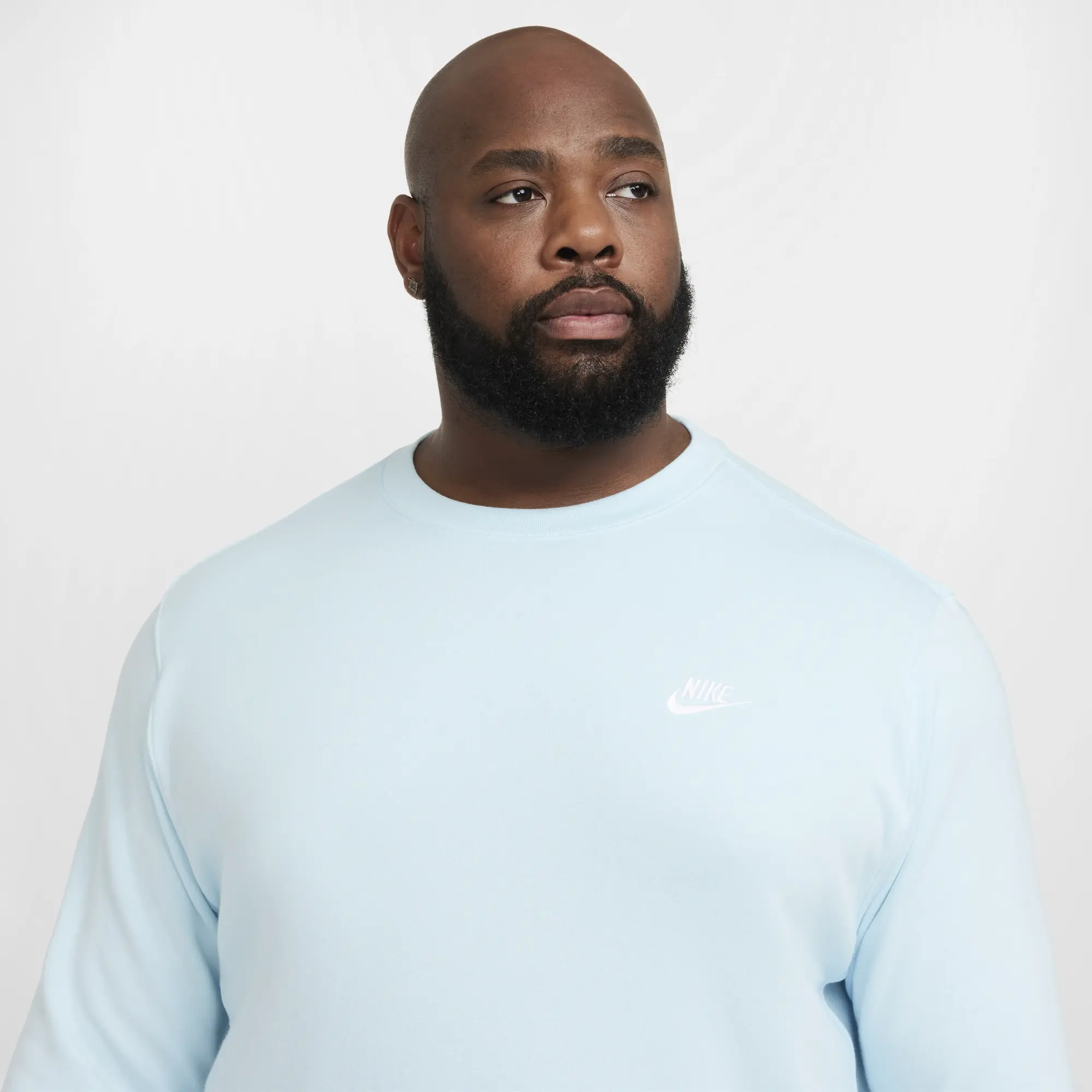 Nike Club Men Sweatshirts - Blue