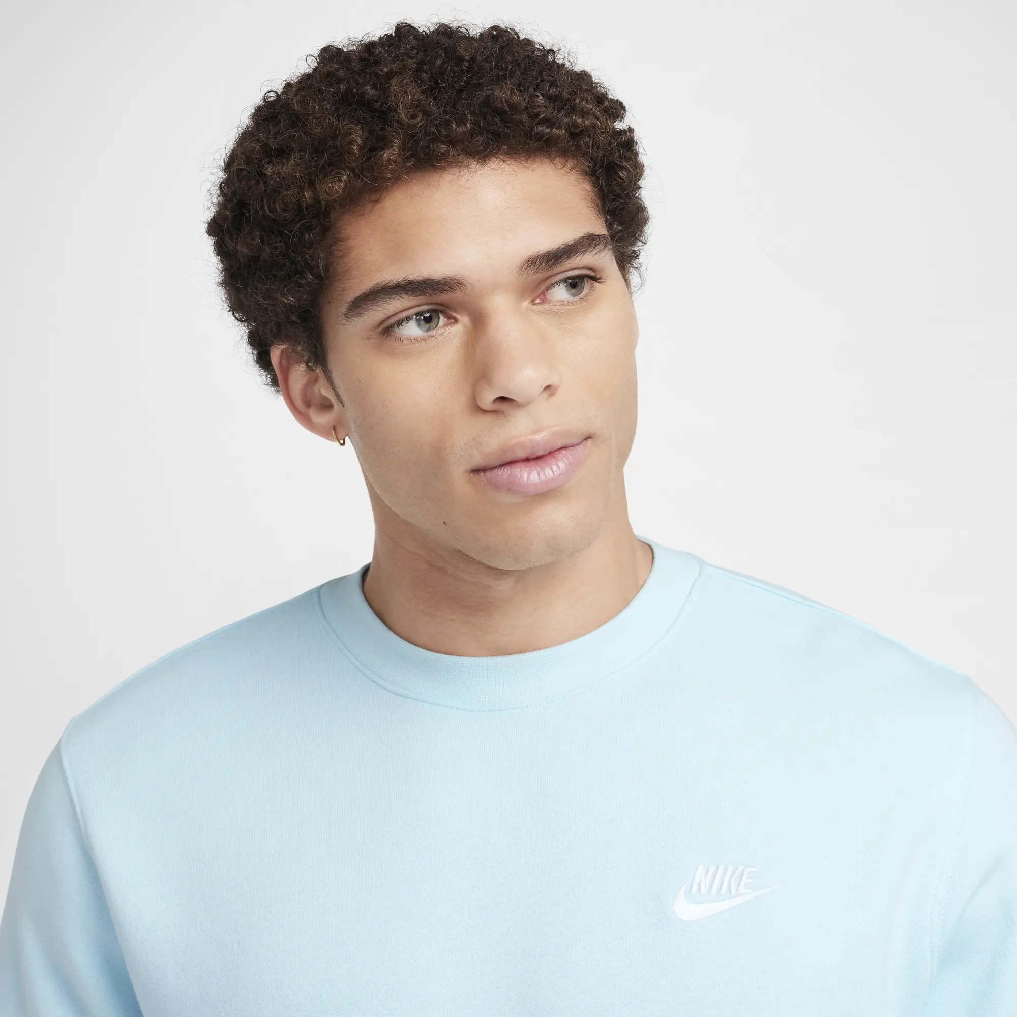 Nike Club Men Sweatshirts - Blue