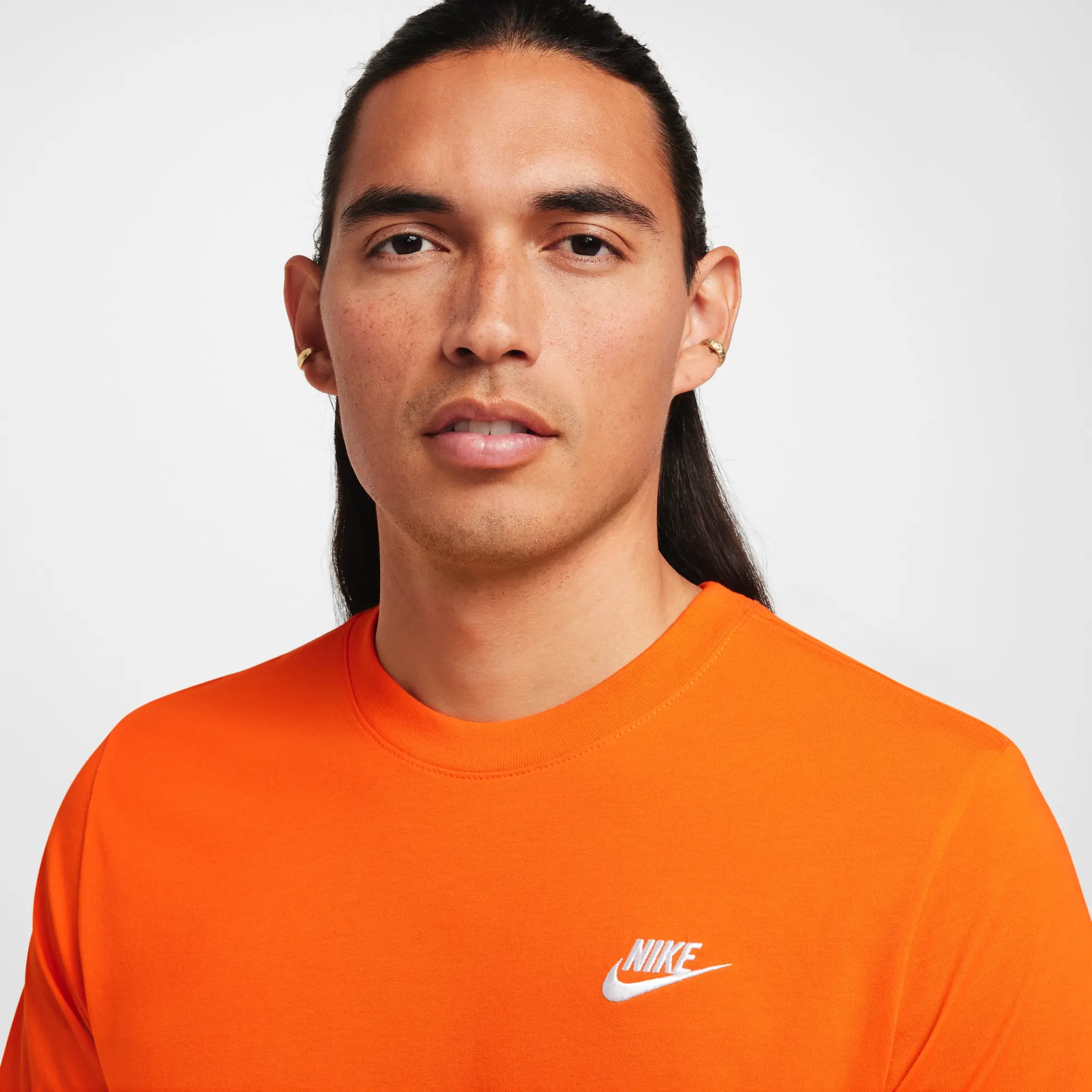 Nike Club Tee In Orange