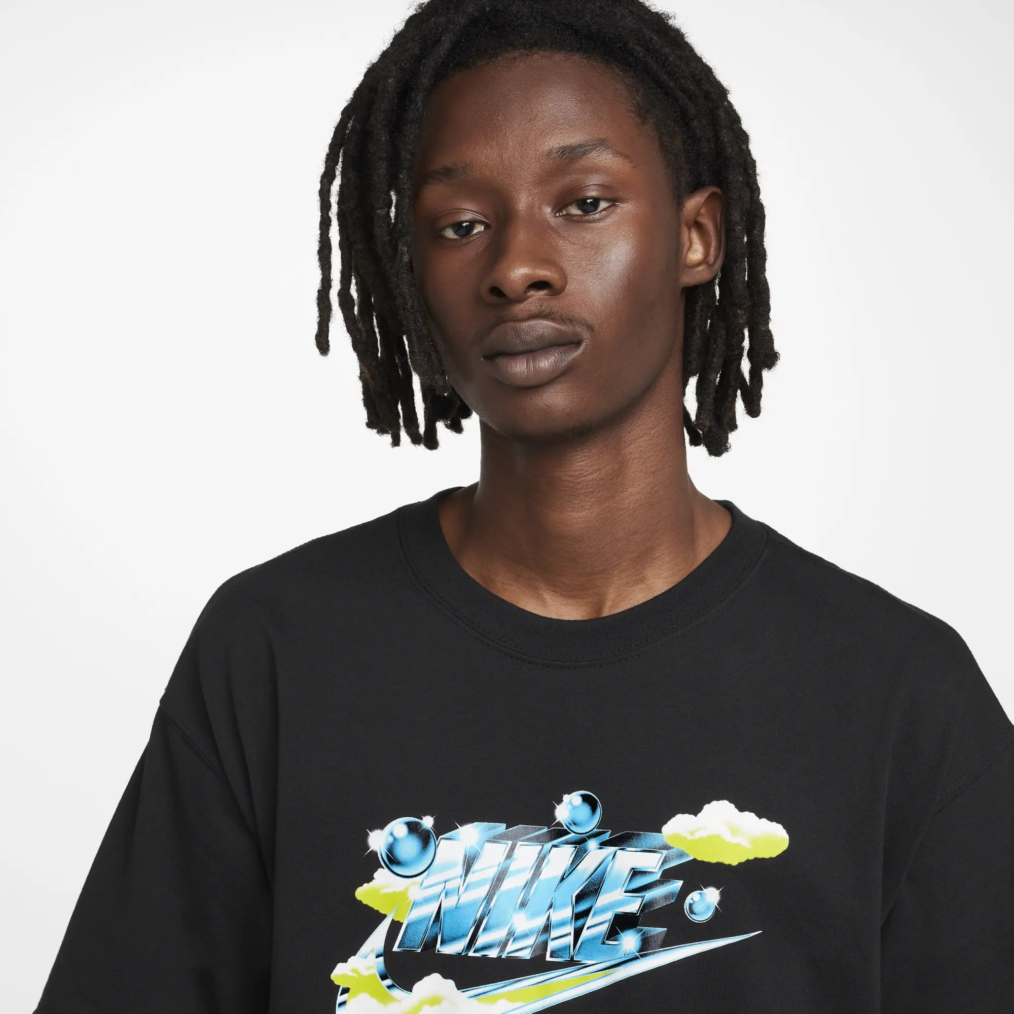 Nike Elements HBR Max90 T-Shirt - Black - Size L - Black