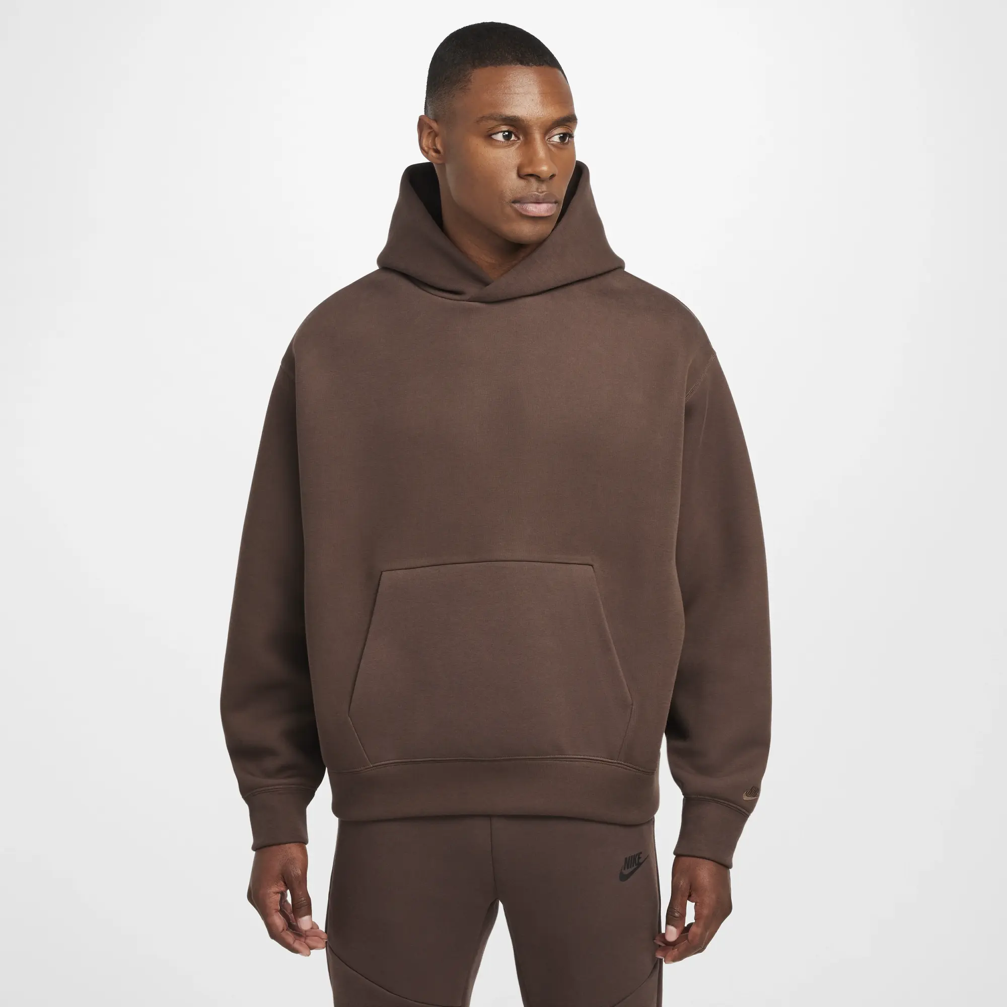 Brown tech fleece on sale