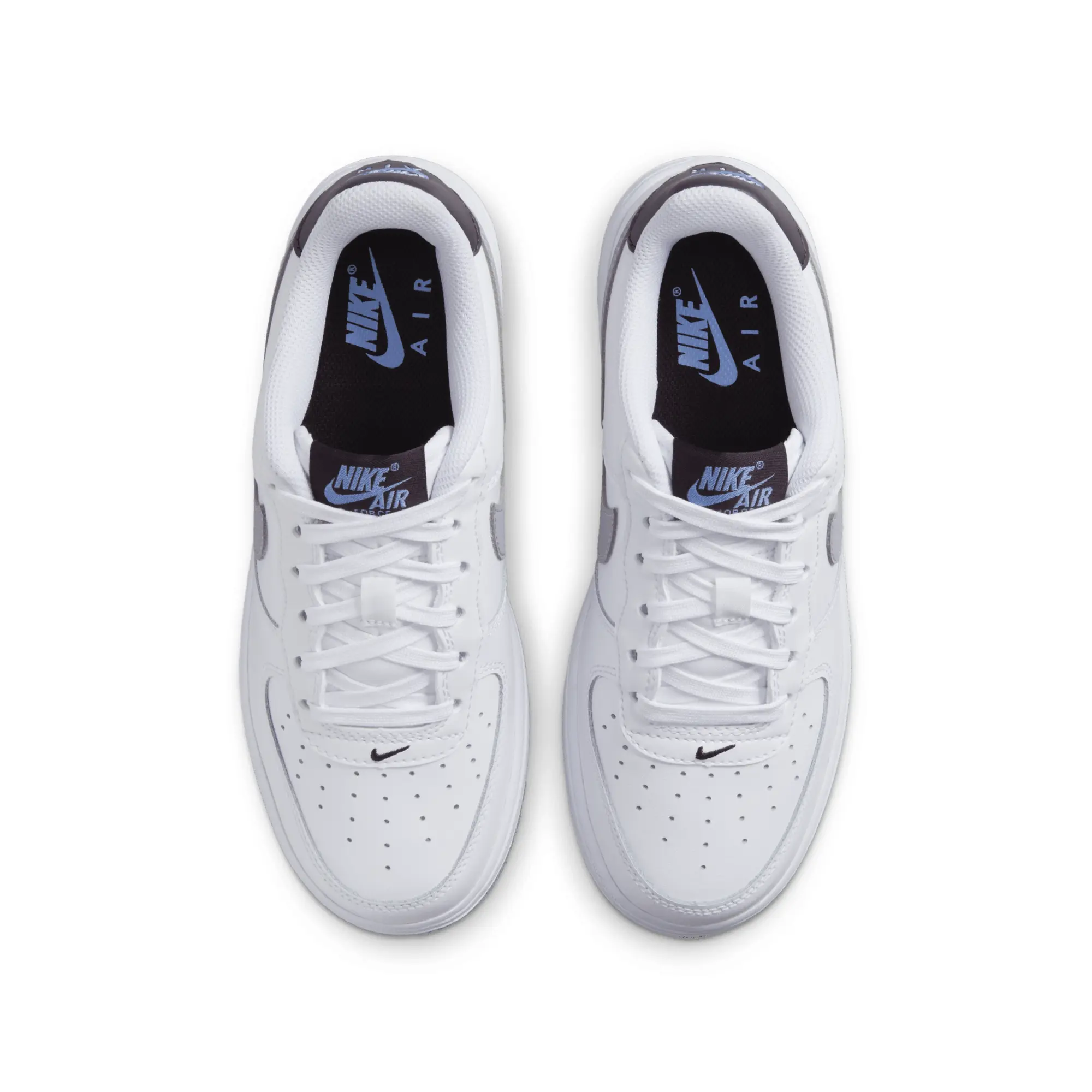 Nike Junior Air Force 1 Low Trainer - White - Size 6 - White