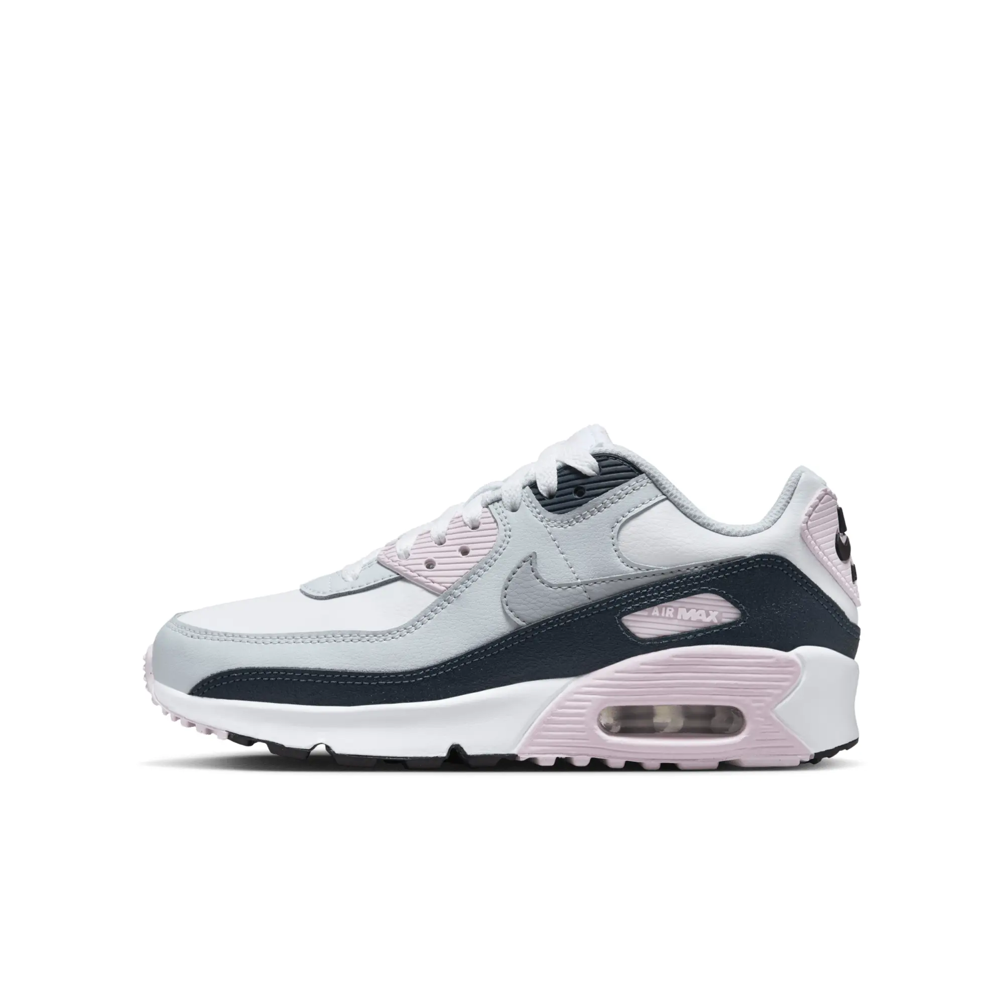 Nike Air Max 90 Older Kids' Shoe - White