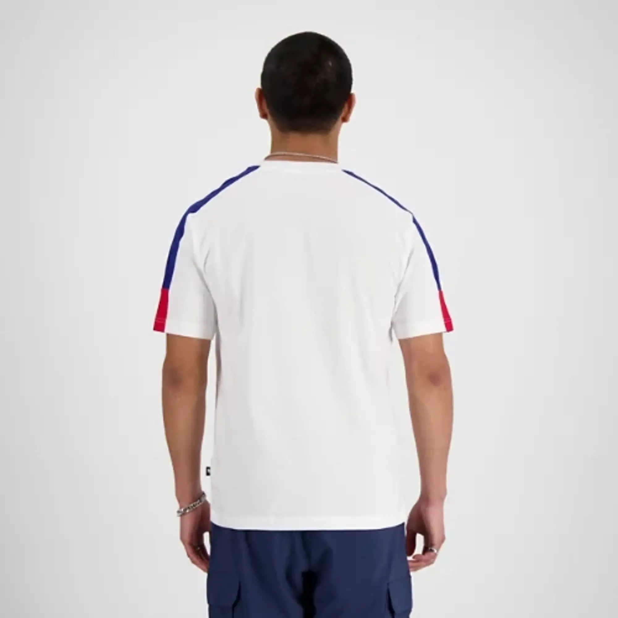 New Balance Men's Classics Graphic T-Shirt in Blue Cotton