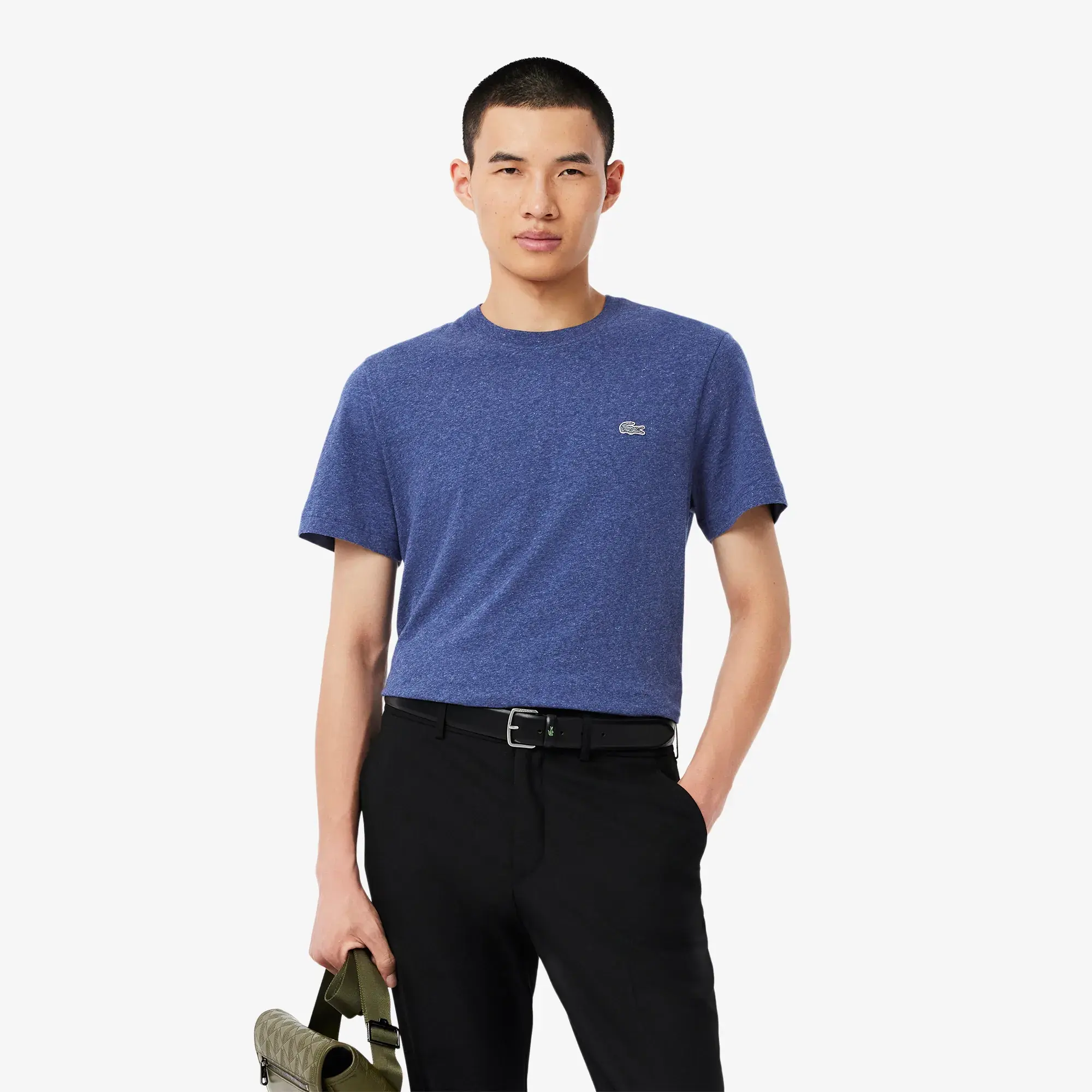 Lacoste Mercerized Cotton T-shirt - Navy Blue