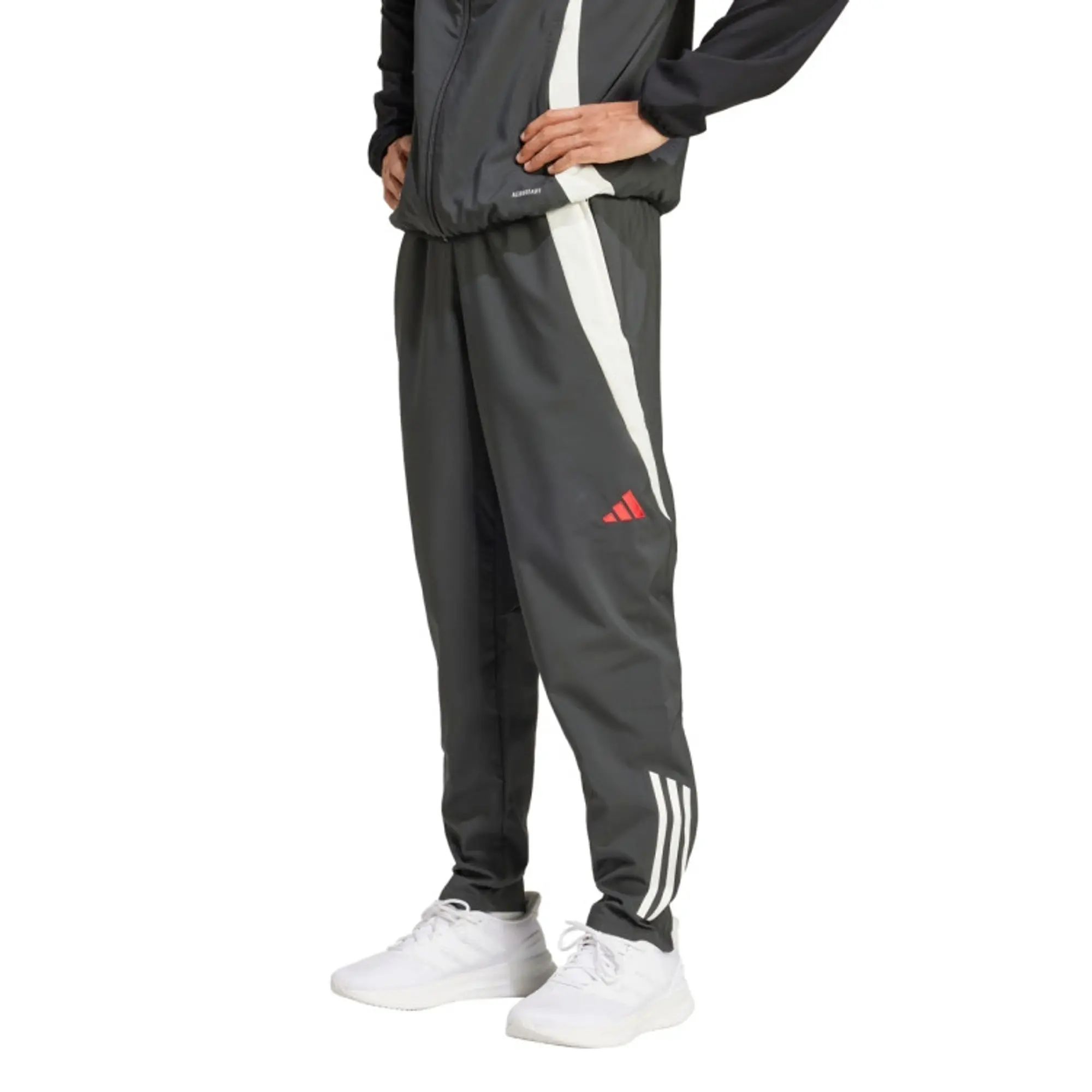 adidas Manchester United European Training Tiro 24 Presentation Tracksuit Bottoms Dark Grey