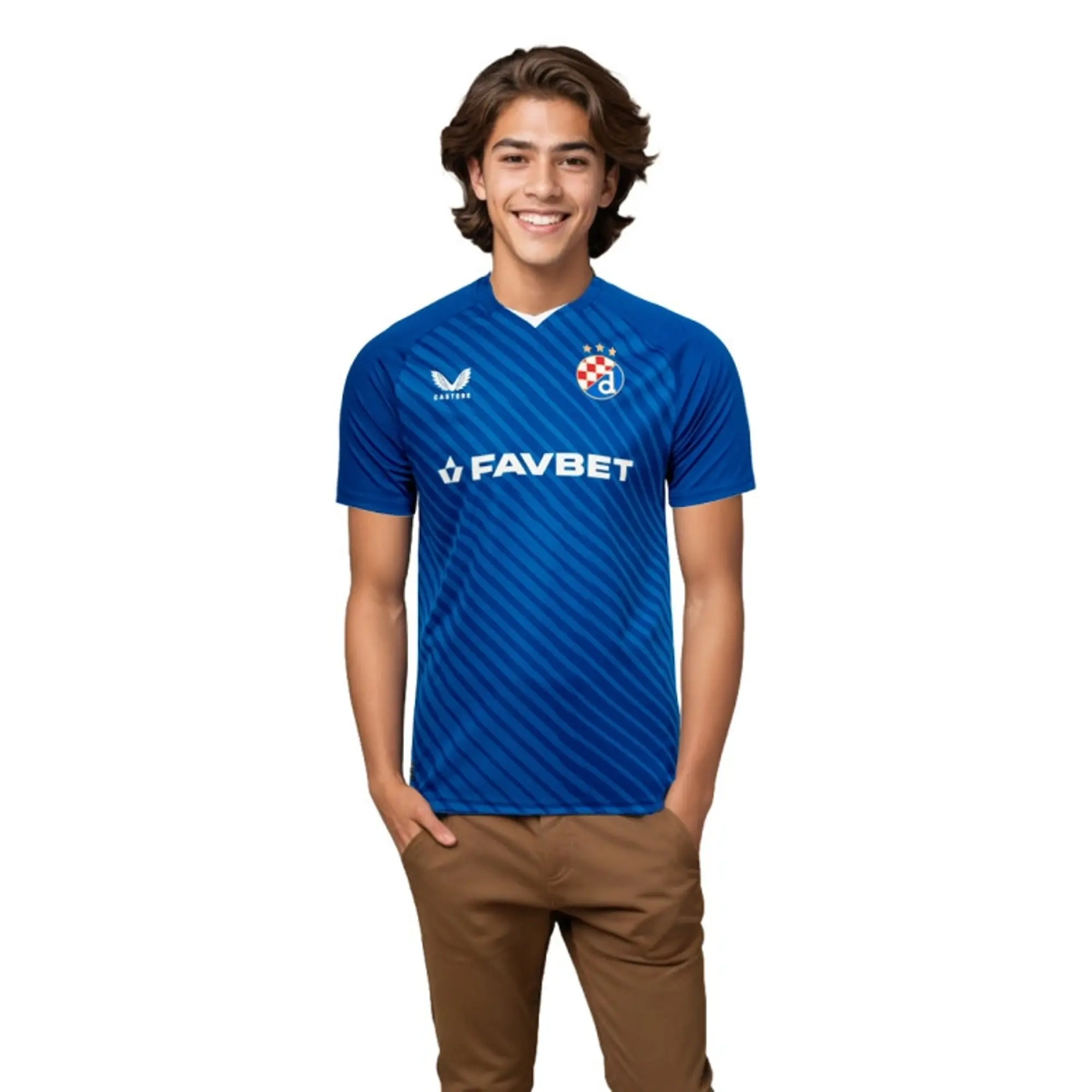 Castore Dinamo Zagreb Home Shirt 2024/25 - ['Blue']