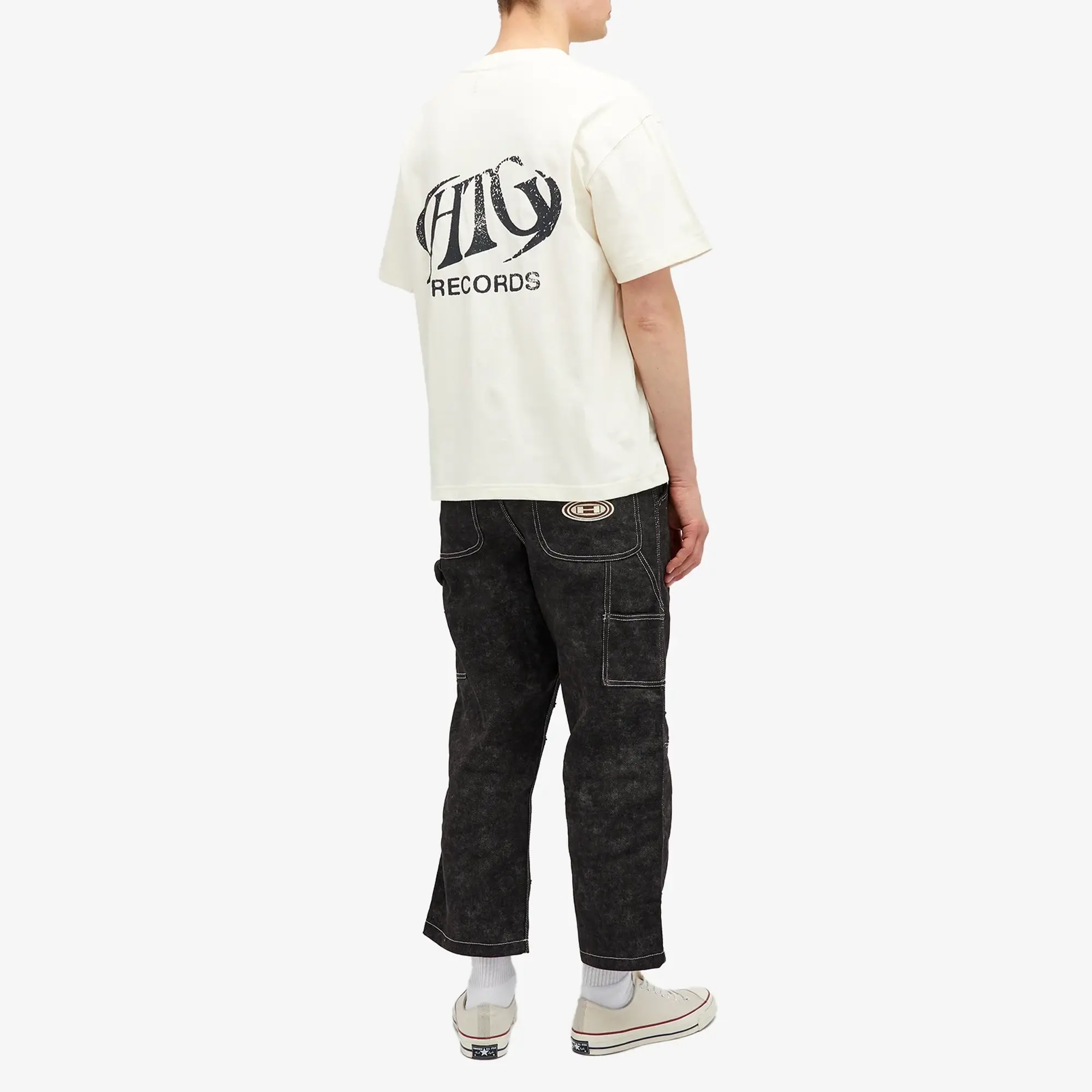 Honor the Gift Men's HTG Records T-Shirt Cream