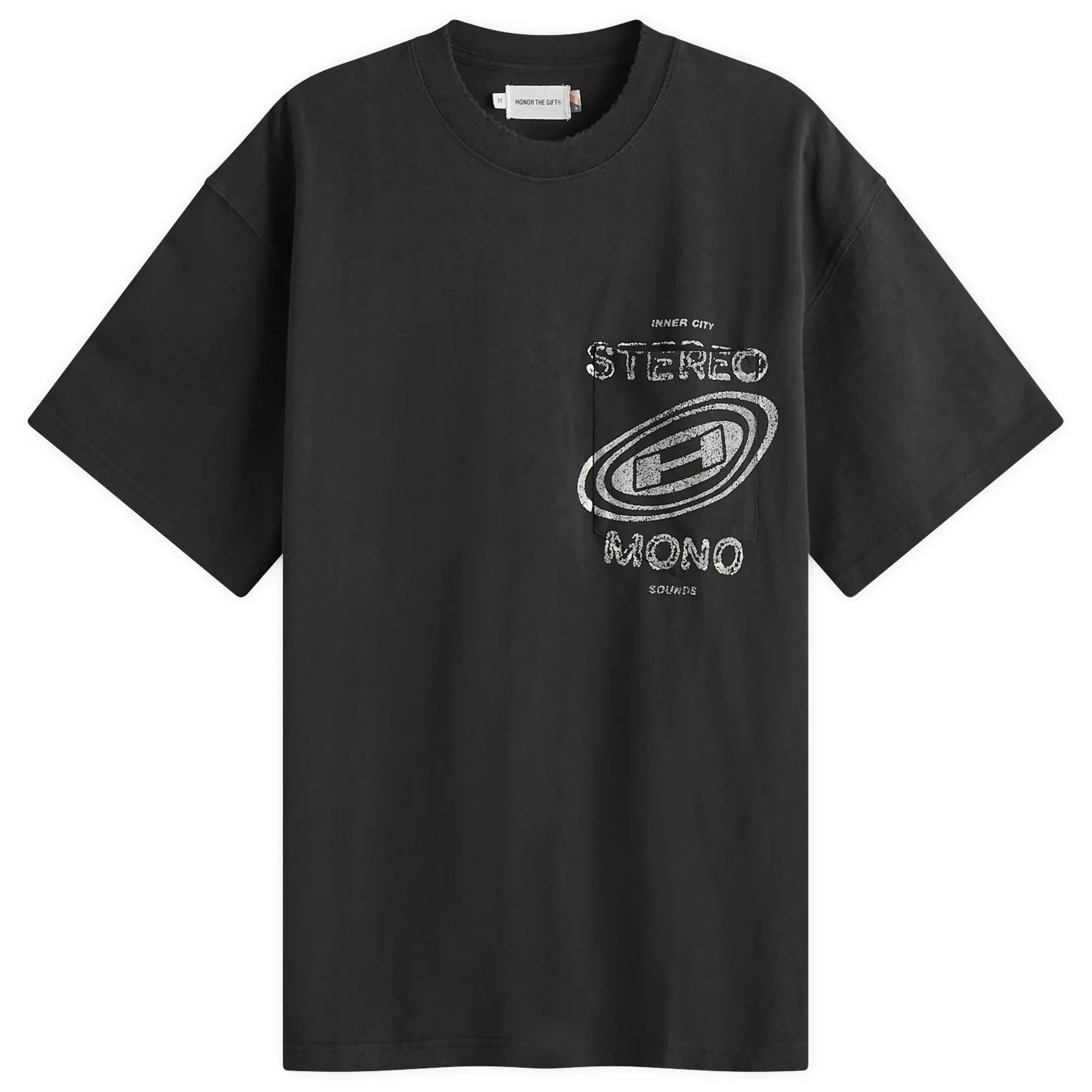 Honor the Gift Men's Stereo Mono T-Shirt Black