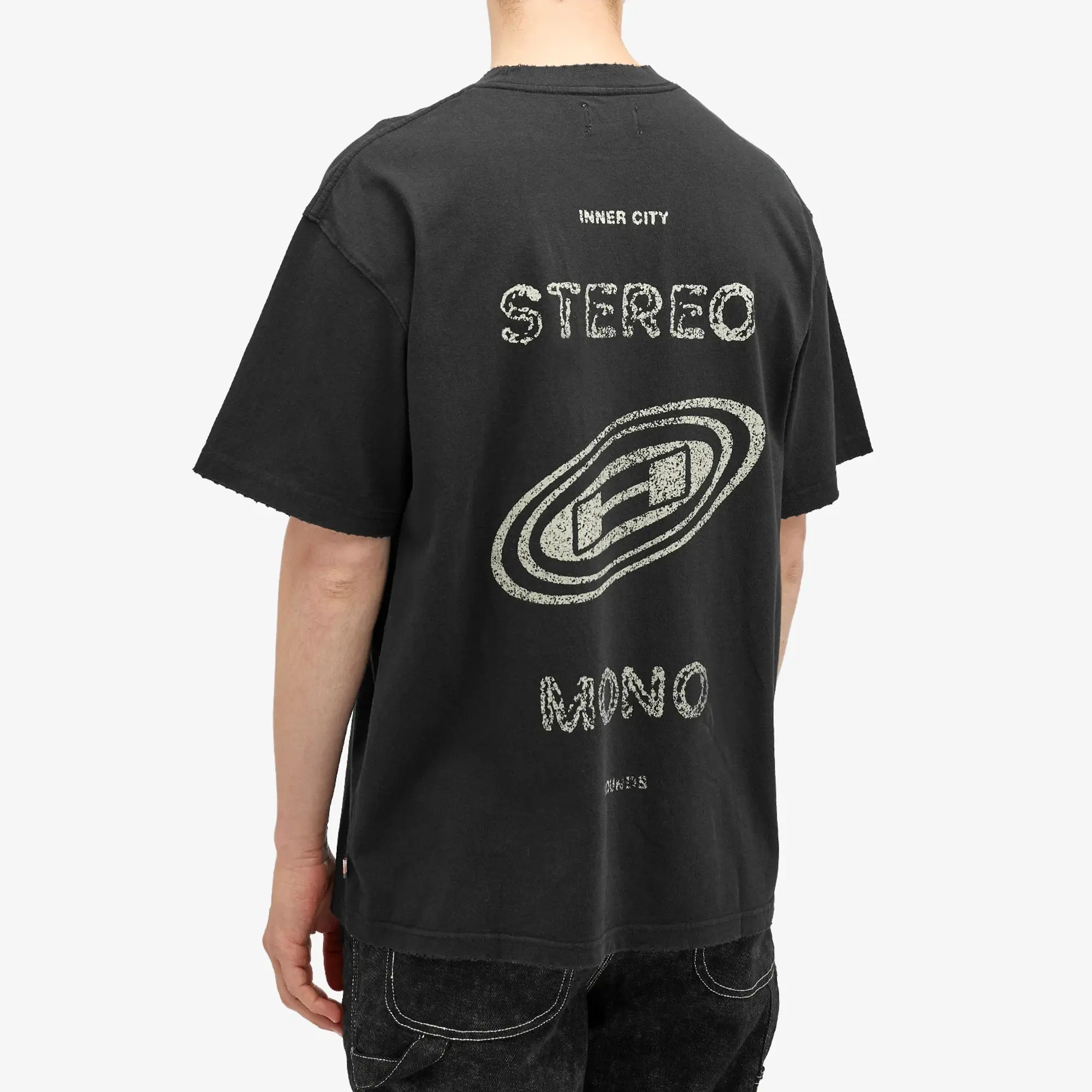 Honor the Gift Men's Stereo Mono T-Shirt Black