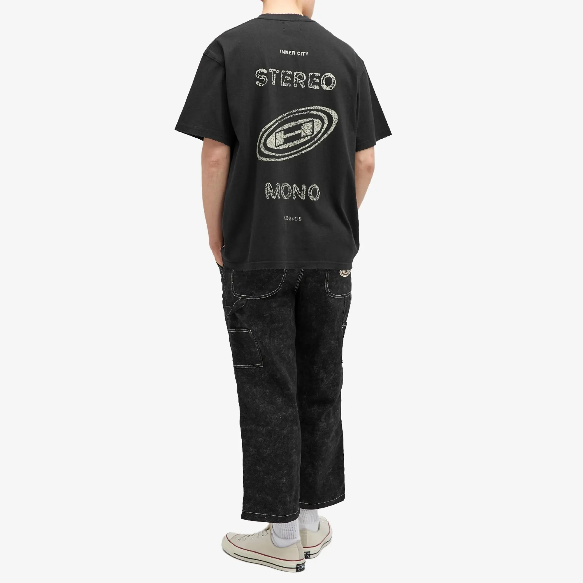 Honor the Gift Men's Stereo Mono T-Shirt Black