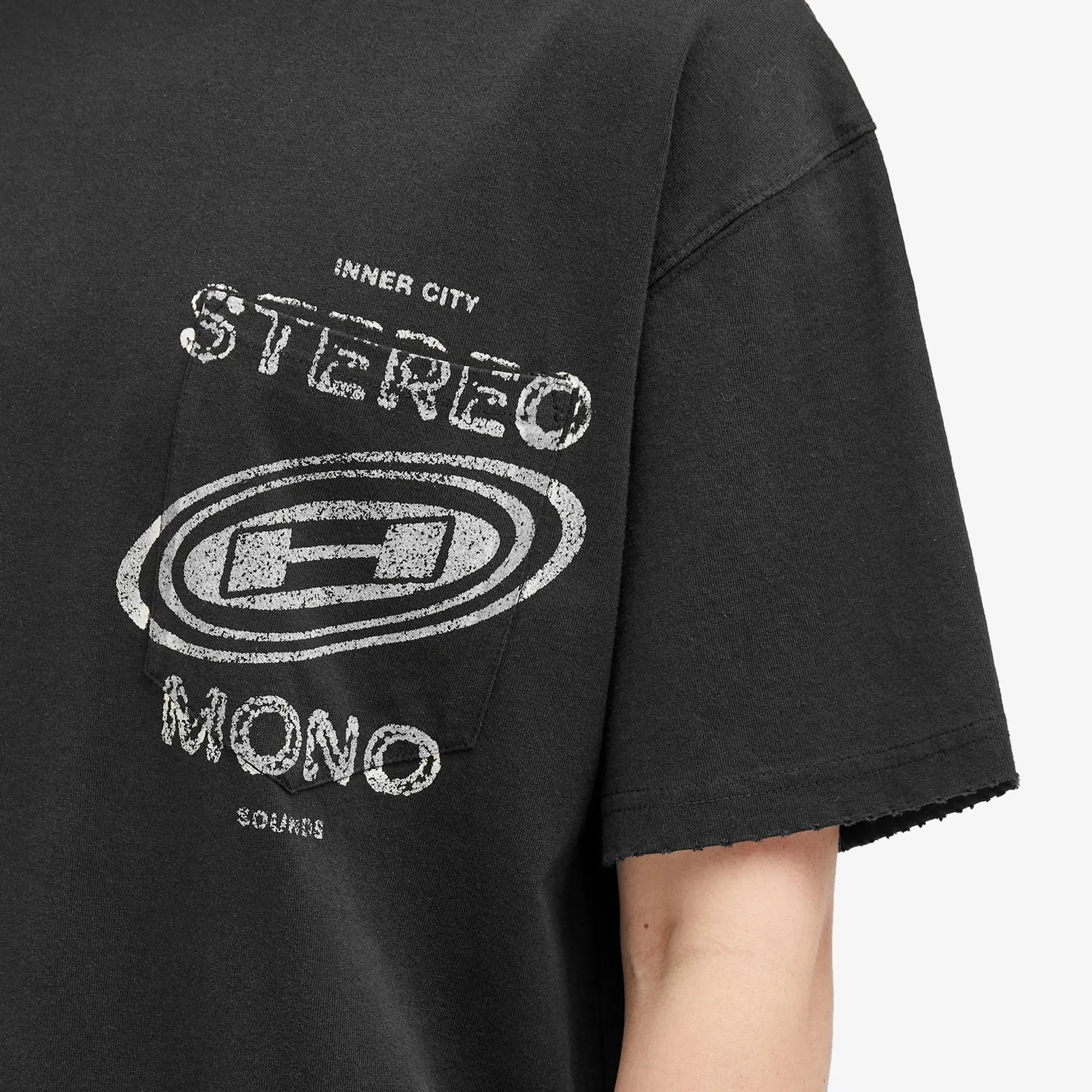 Honor the Gift Men's Stereo Mono T-Shirt Black