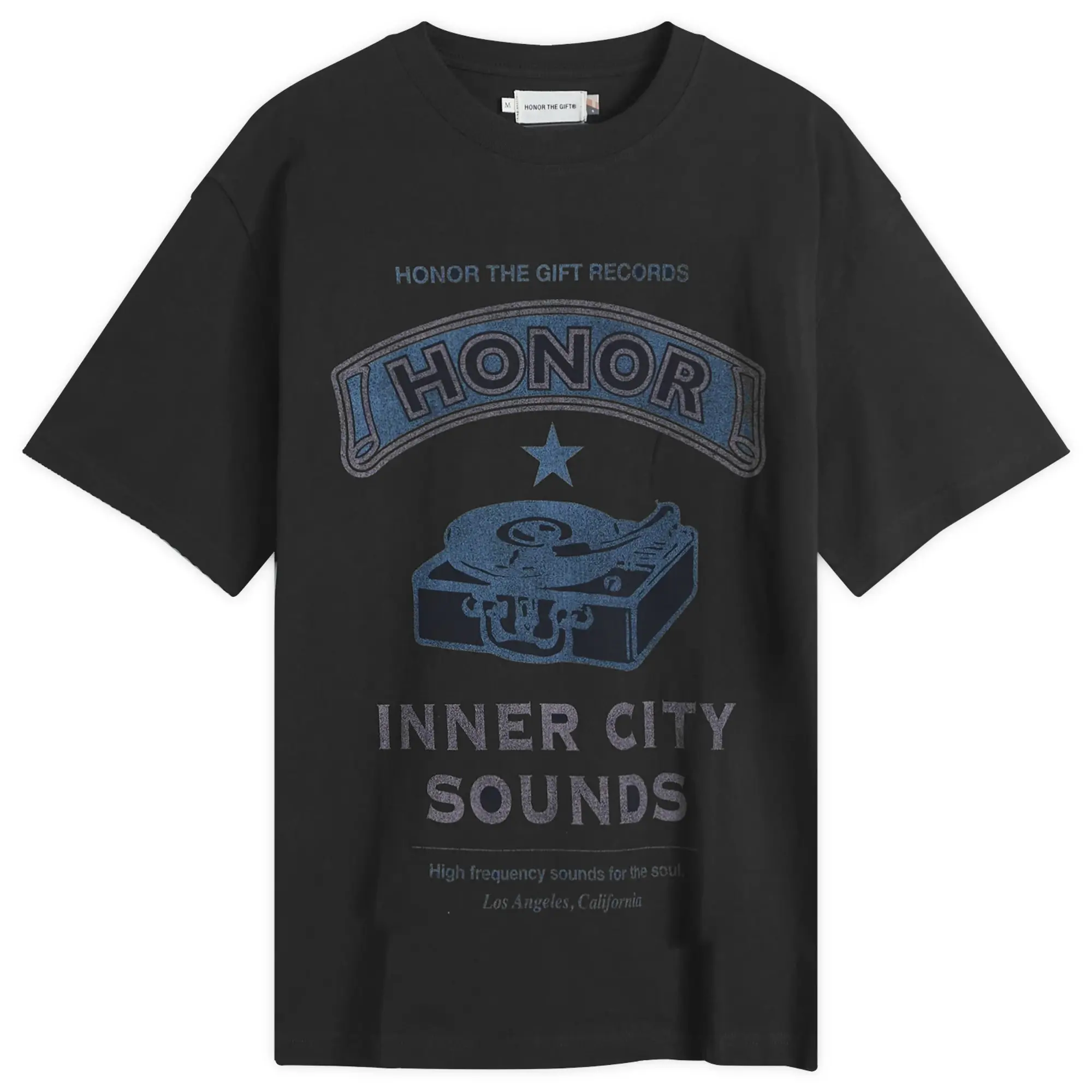 Honor the Gift Men's Honor Records T-Shirt Black