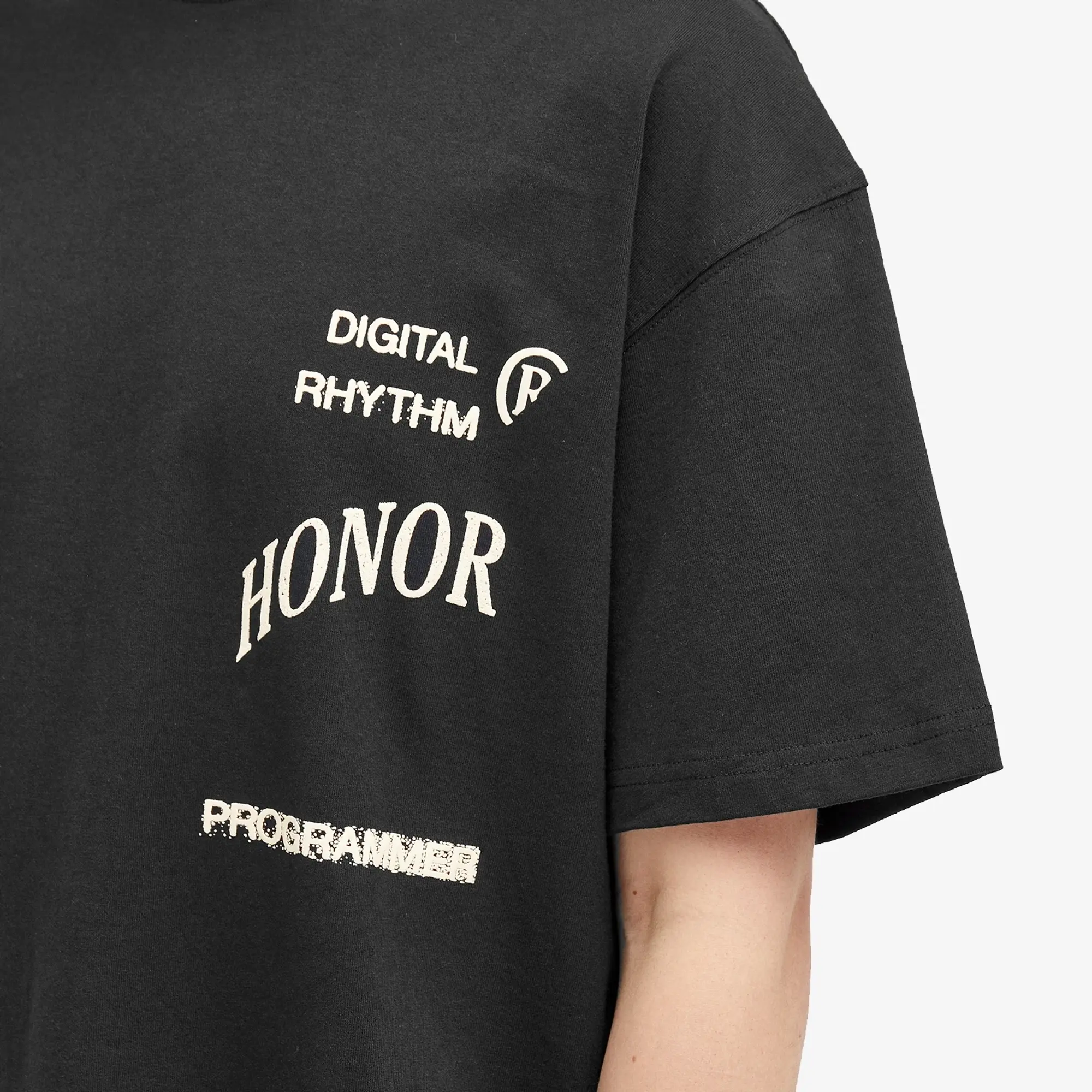 Honor the Gift Men's Sunray Logo T-Shirt Black