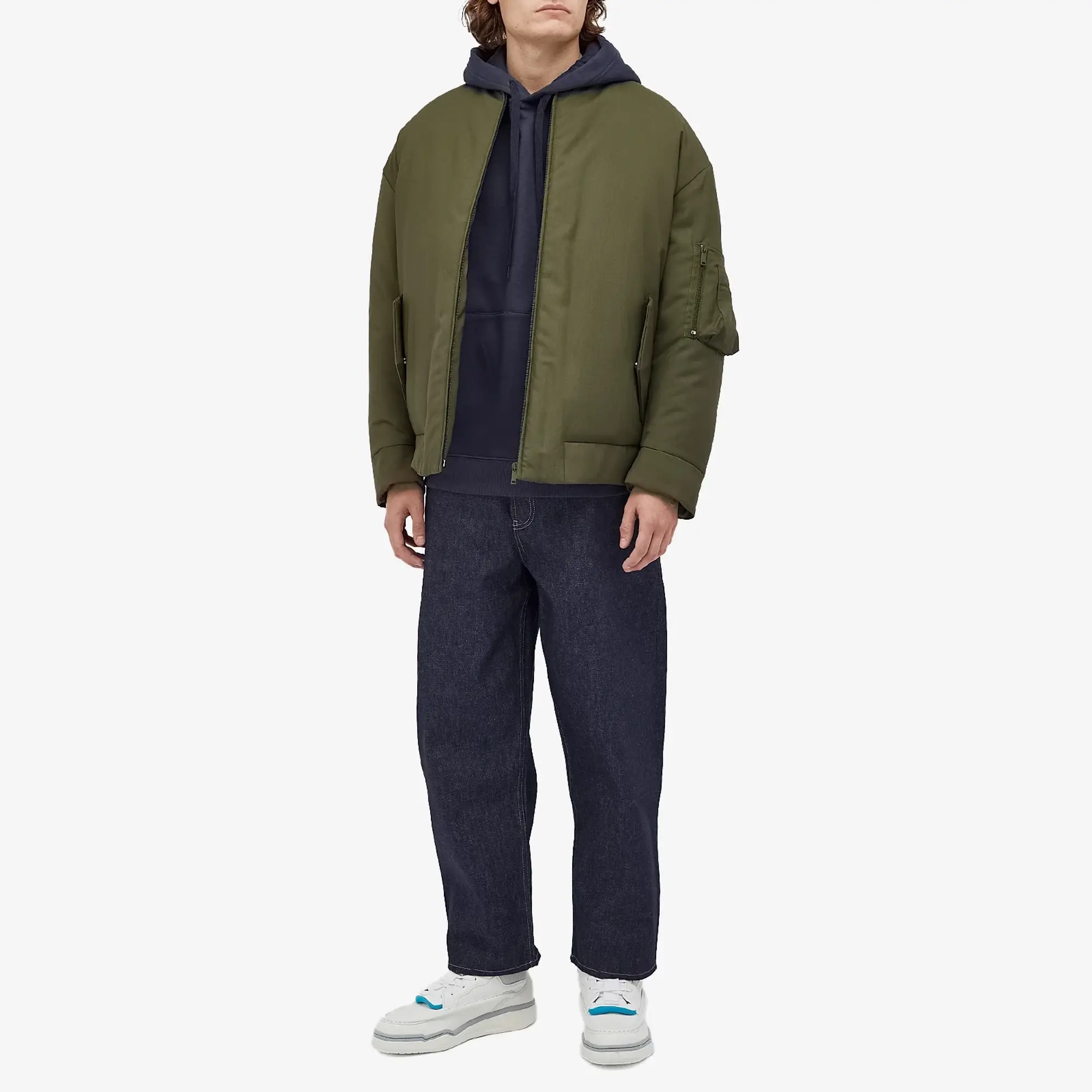 Valentino Men's Bomber Jacket Army