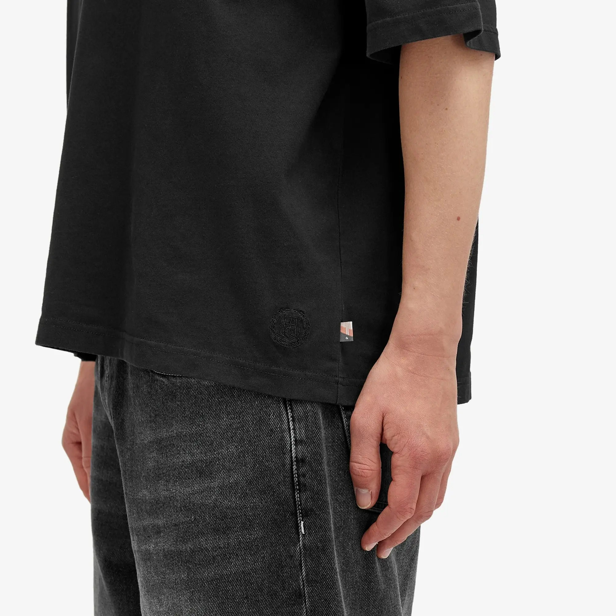 Asics Honor the Gift Men's Crest Logo Box T-Shirt Black