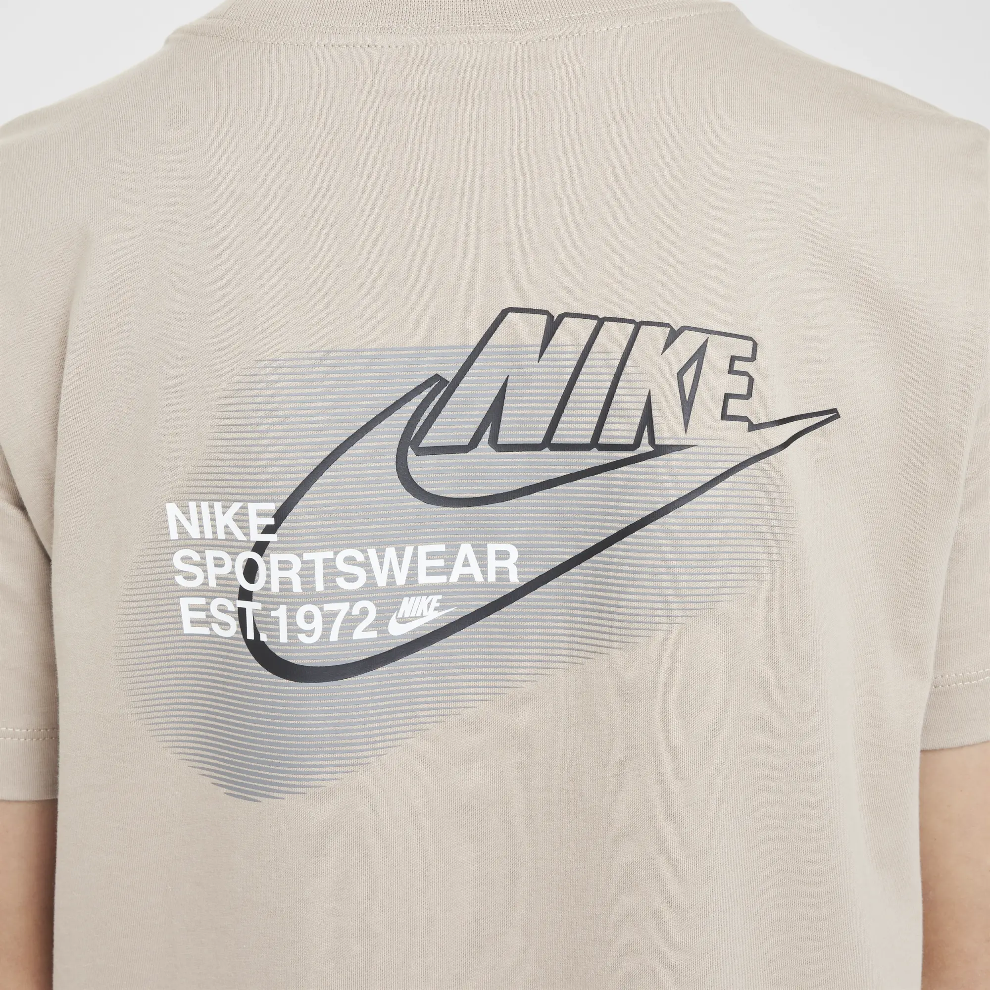 Nike Sportswear Standard Issue Older Kids' (Boys') Graphic T-Shirt - Brown - Cotton