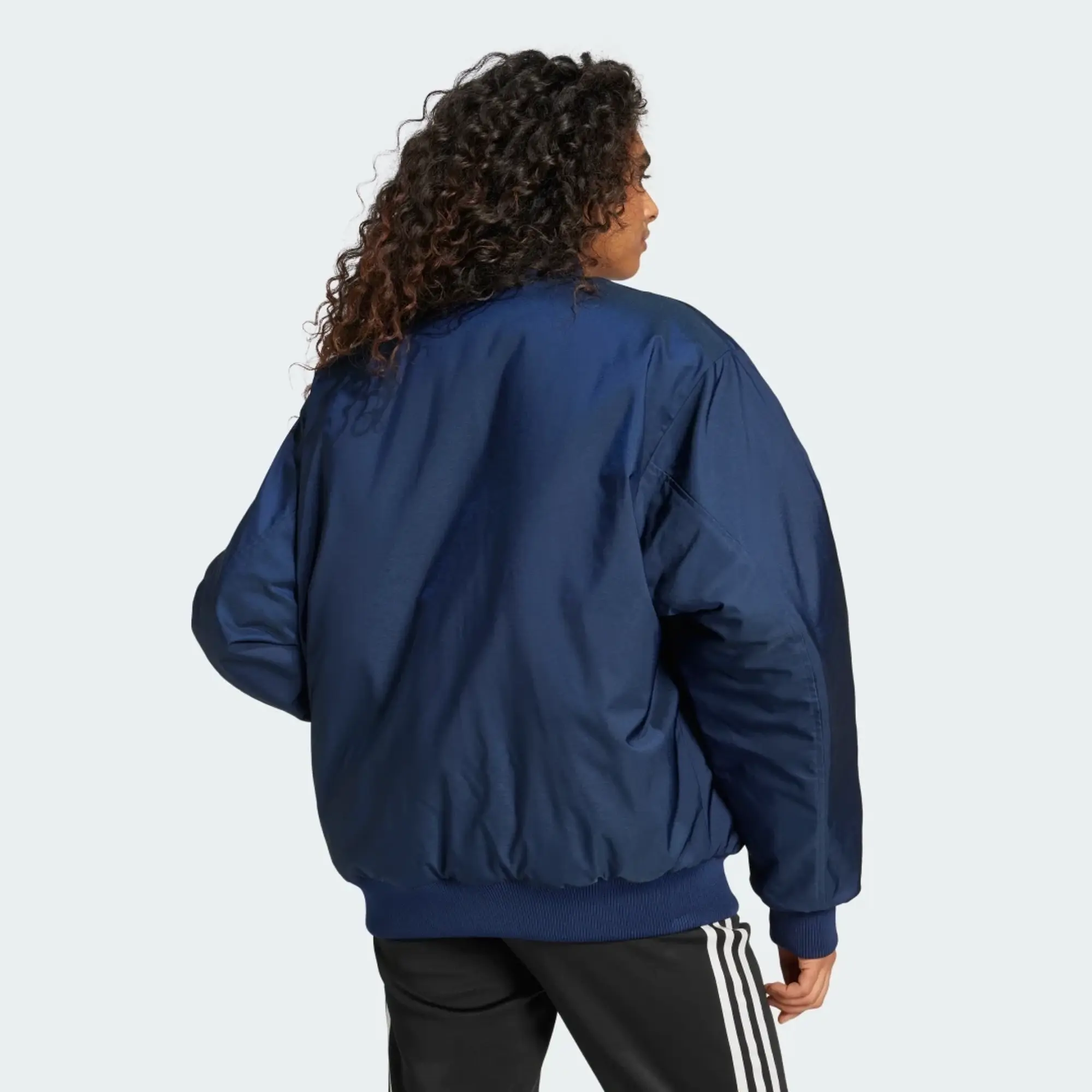 adidas Originals adidas 70s Reversible Oversized Bomber Jacket