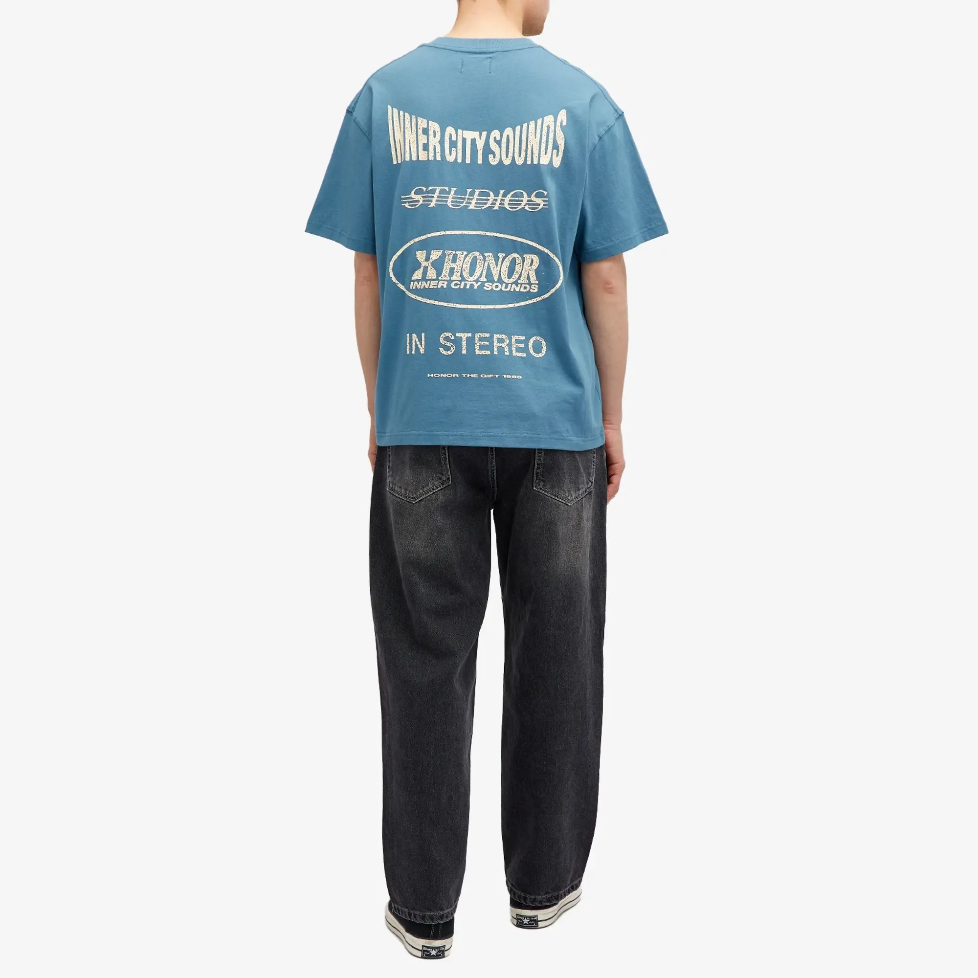 Honor the Gift Men's Studio T-Shirt Blue