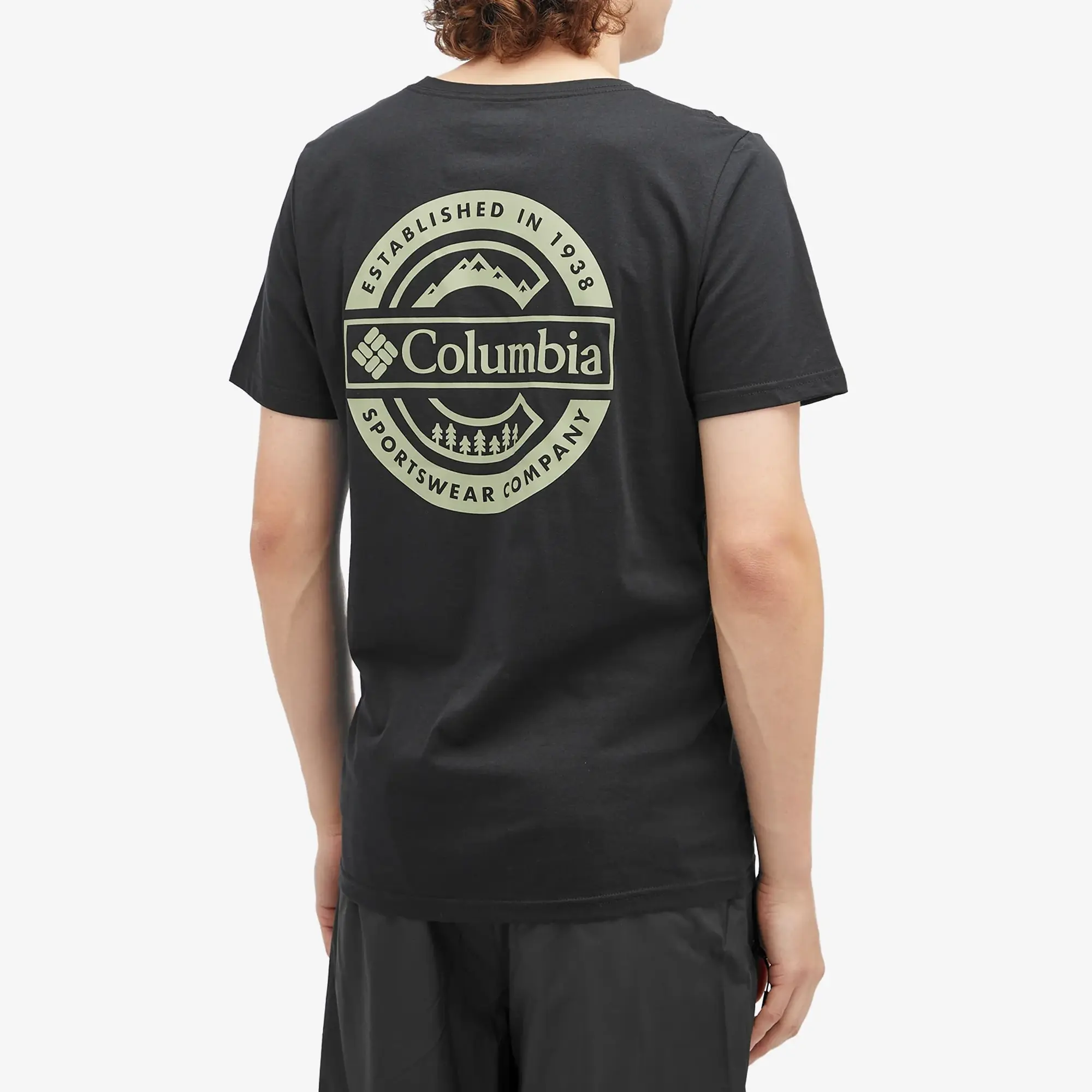 Columbia Men's Rapid Ridge Back Graphic T-Shirt II Black
