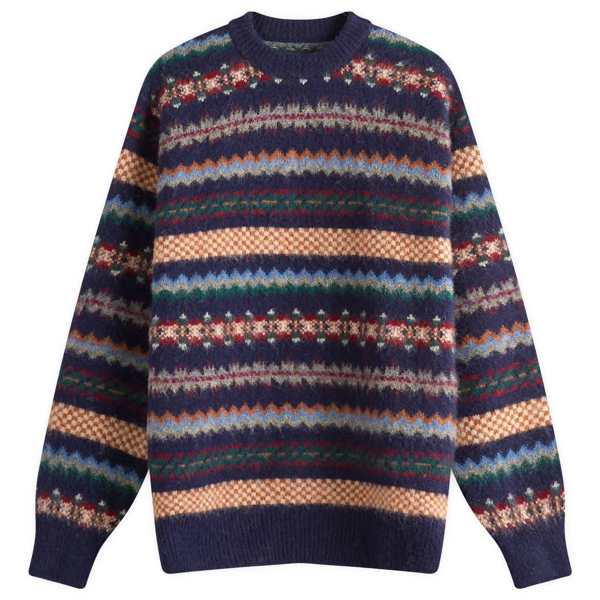 Howlin by Morrison Howlin' A Woolen Wonder Fair Isle Jumper Navy