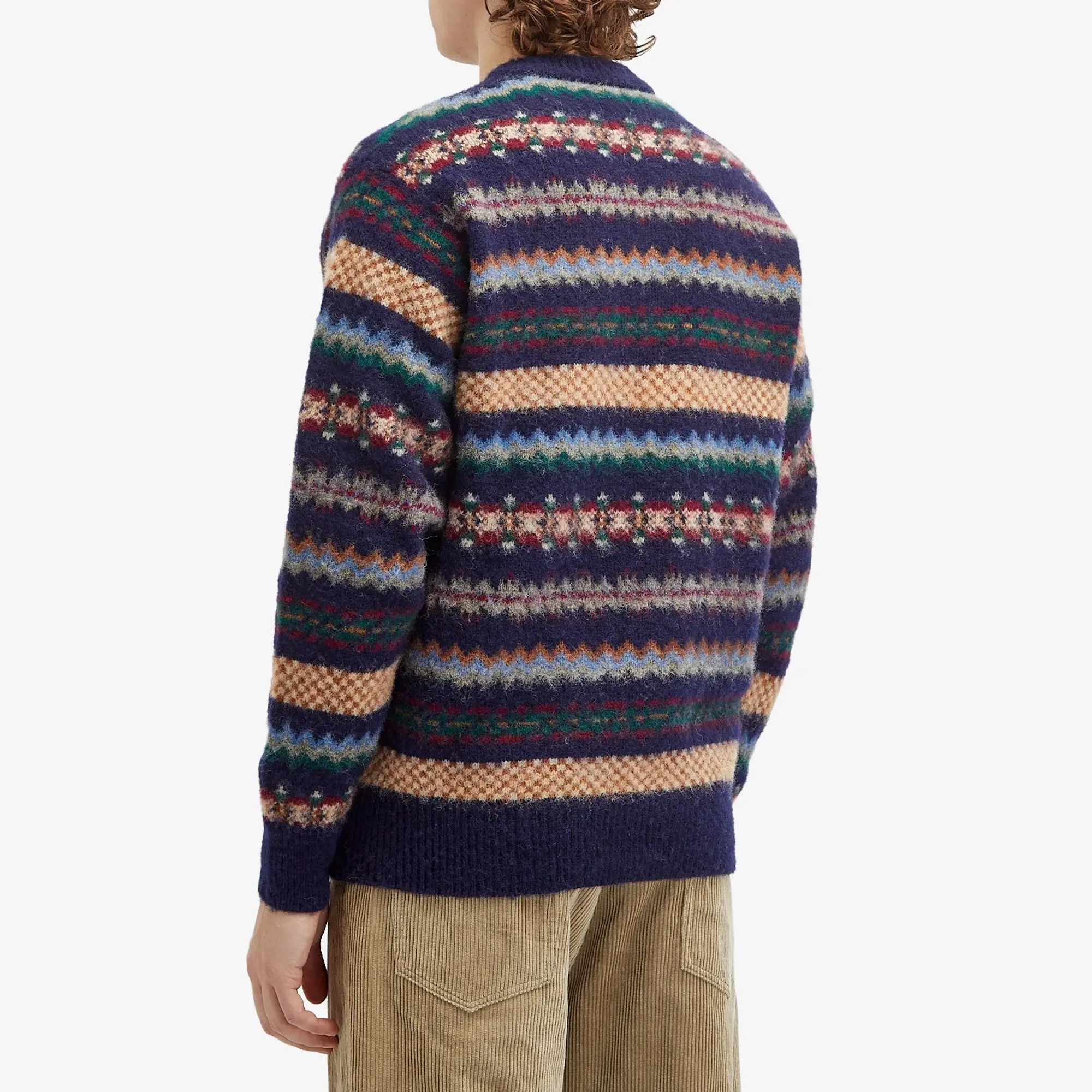 Howlin by Morrison Howlin' A Woolen Wonder Fair Isle Jumper Navy
