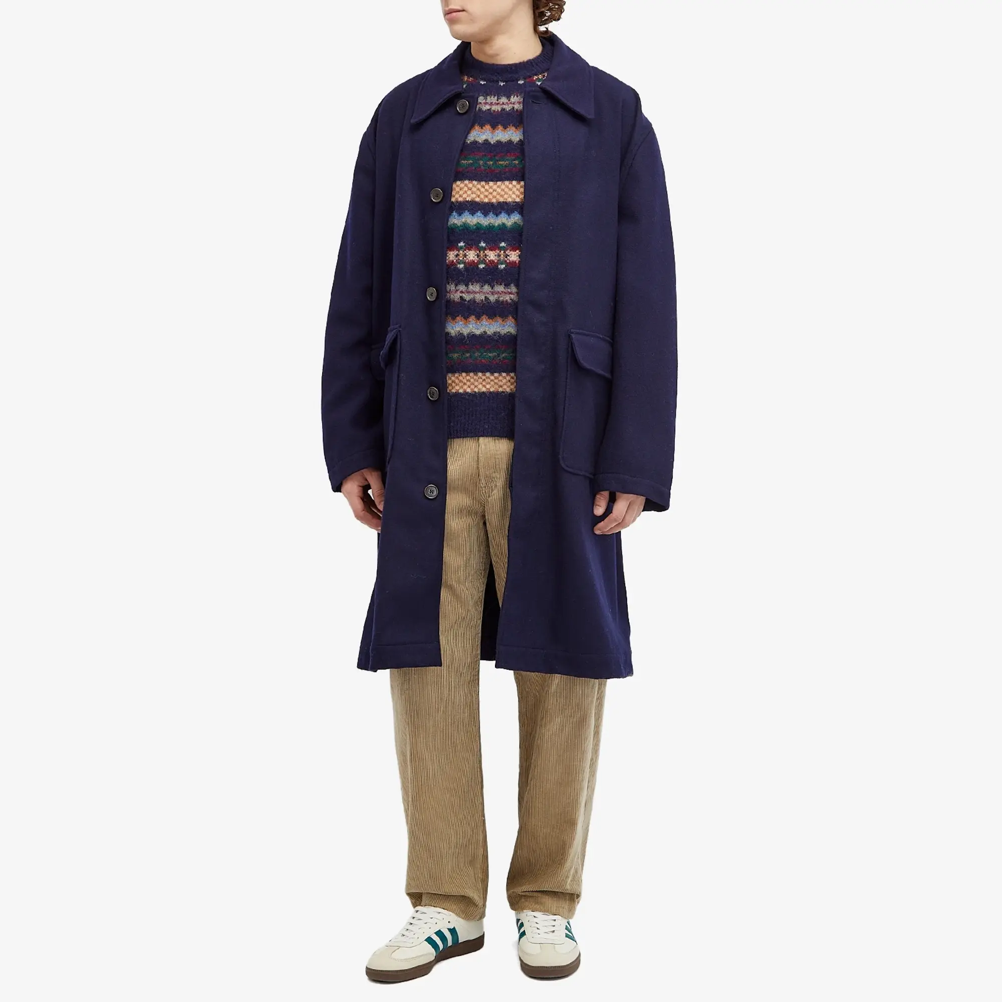 Howlin by Morrison Howlin' A Woolen Wonder Fair Isle Jumper Navy
