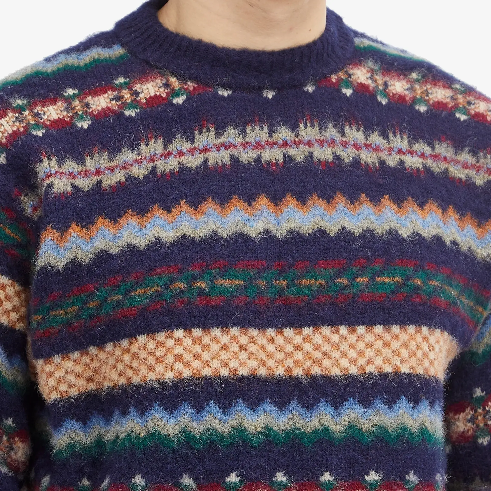 Howlin by Morrison Howlin' A Woolen Wonder Fair Isle Jumper Navy