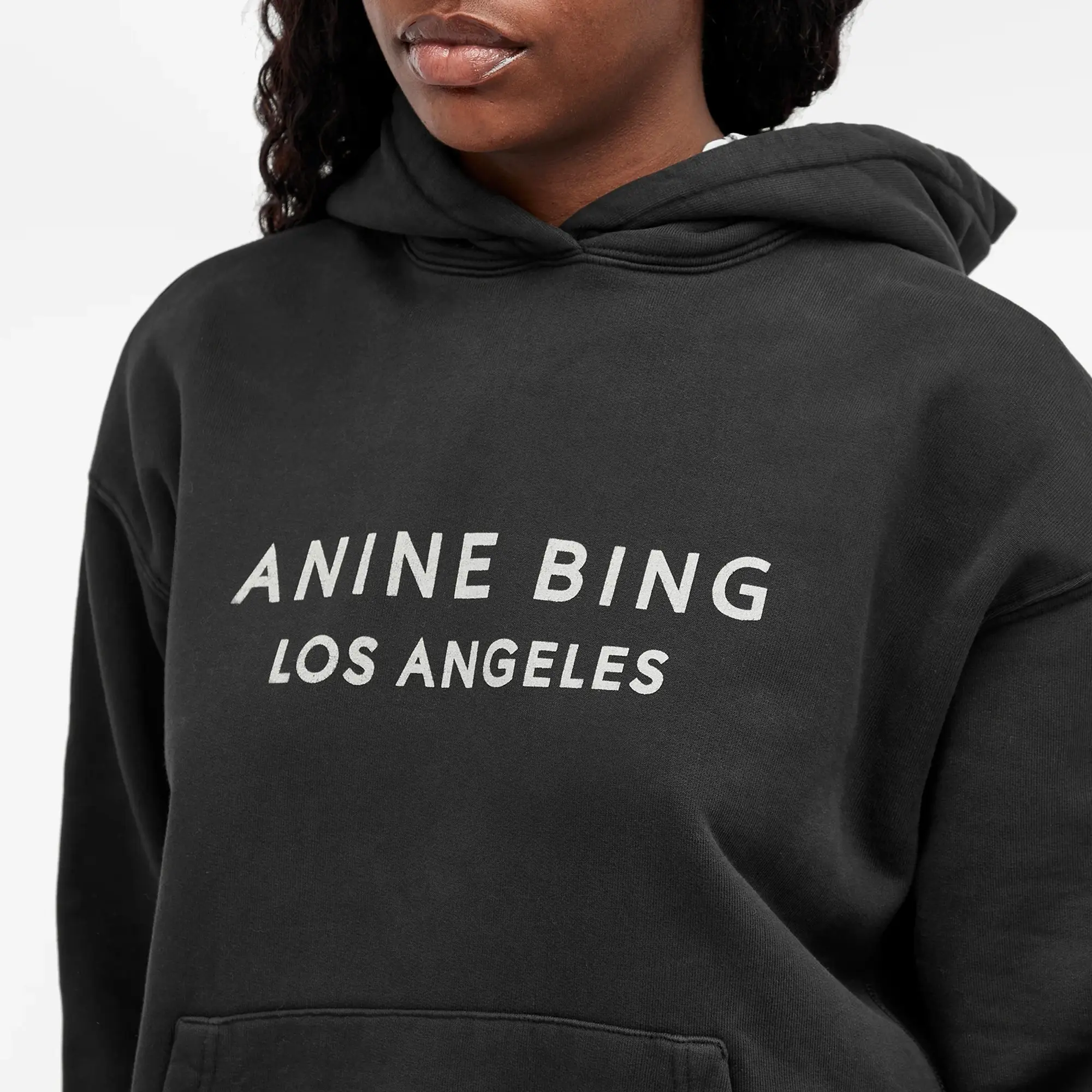 Anine Bing Women's Alto Hoodie Black