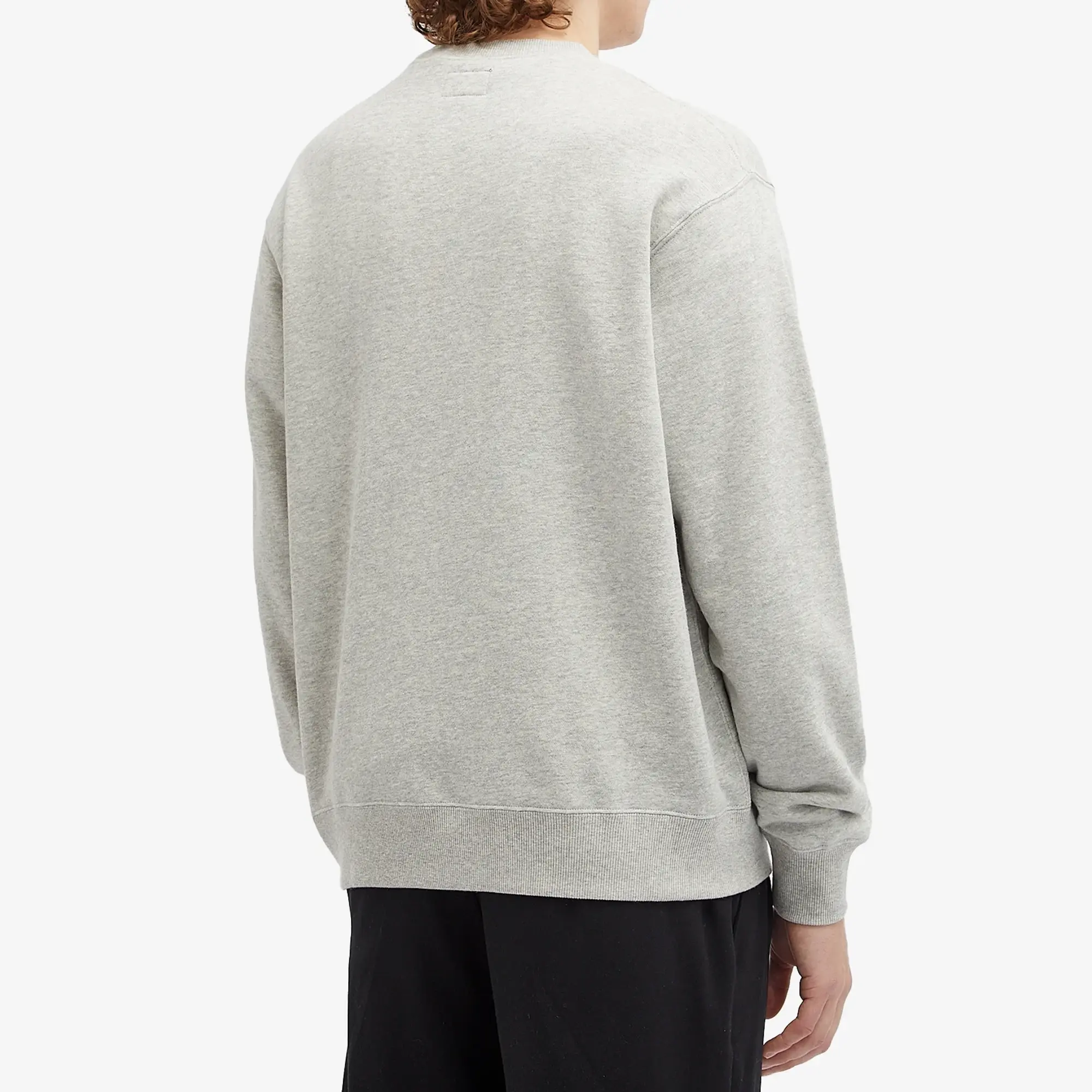 BEAMS Men's Logo Crew Sweatshirt Grey