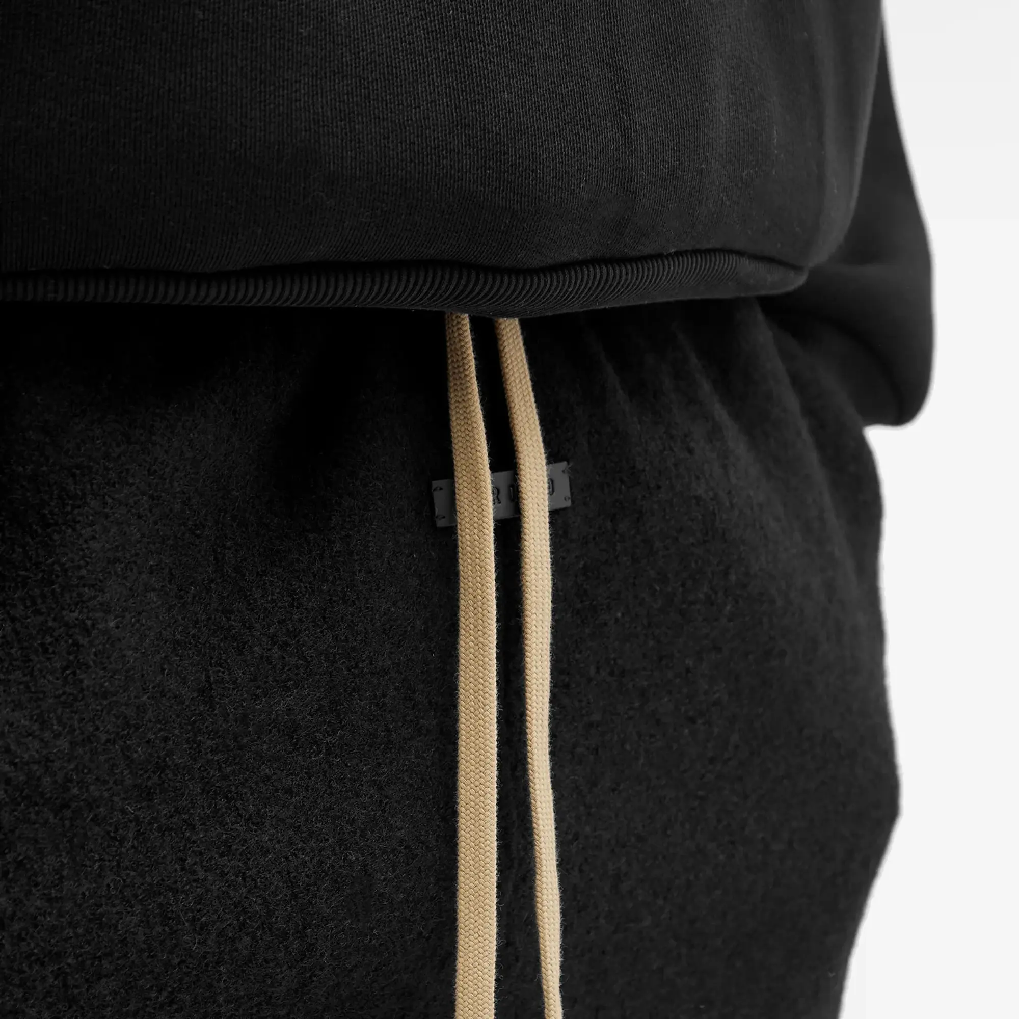 Fear of God Men's Boiled Wool Relaxed Shorts Black