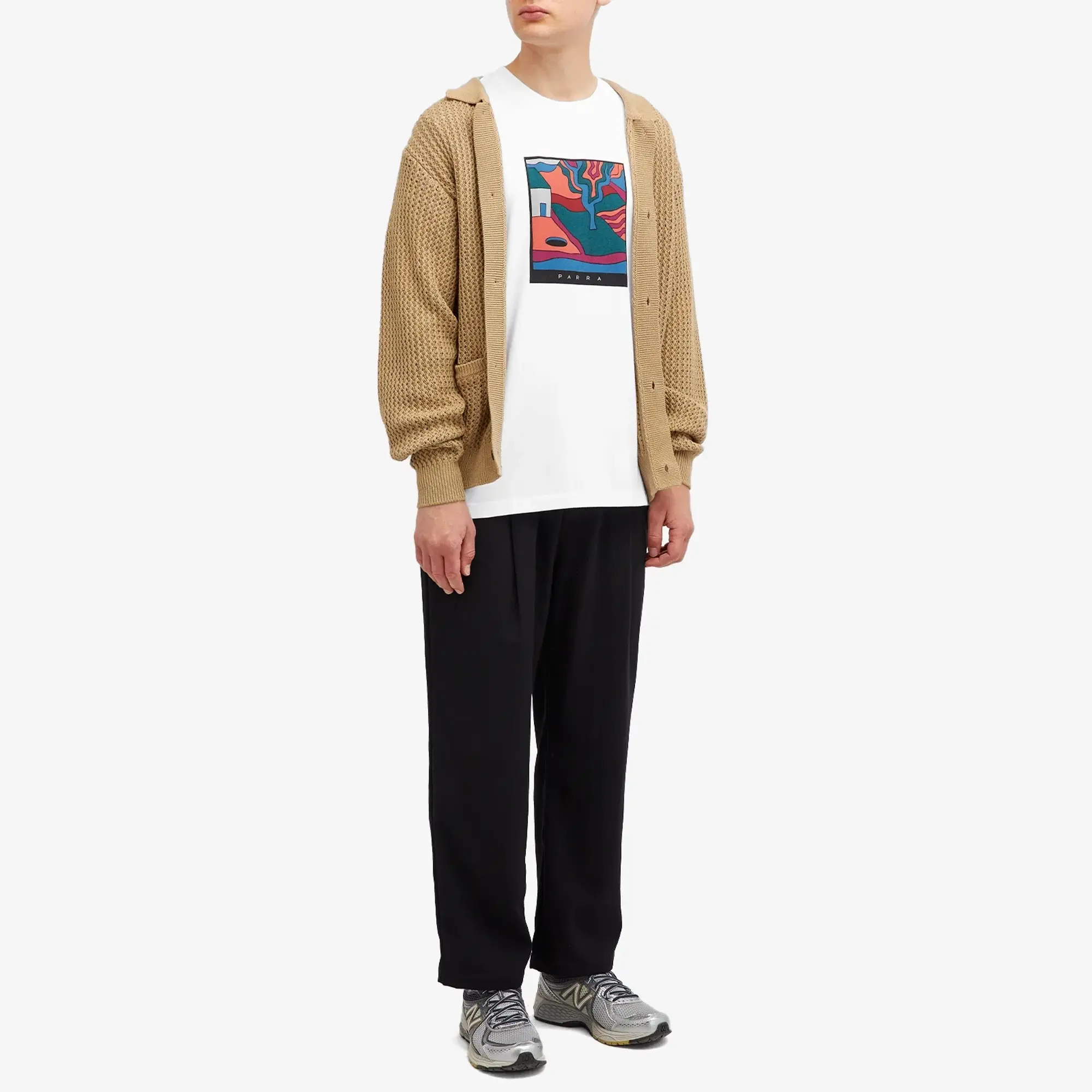 By Parra Hole In The Yard T-Shirt Men Shortsleeves White