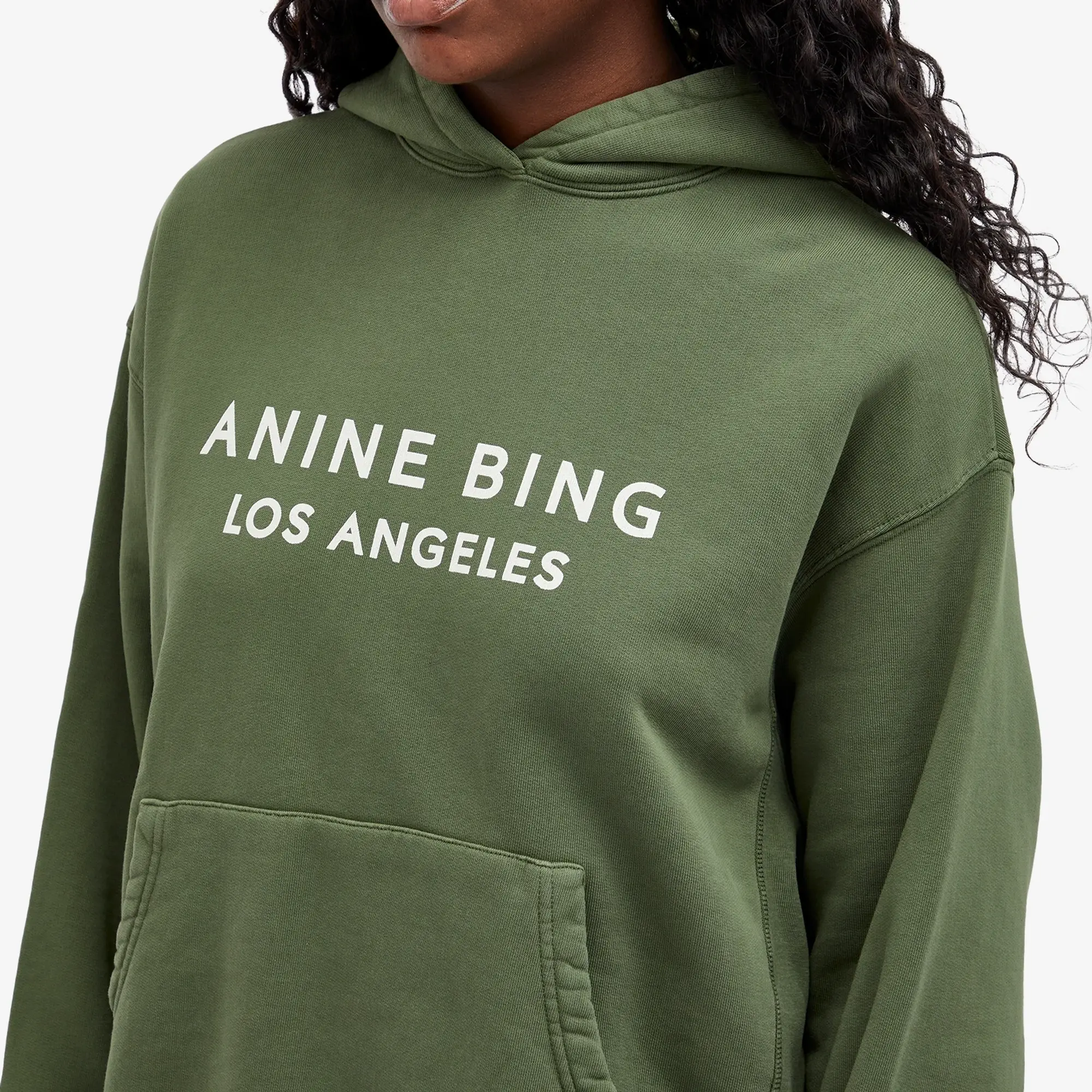 Anine Bing Women's Alto Hoodie Green