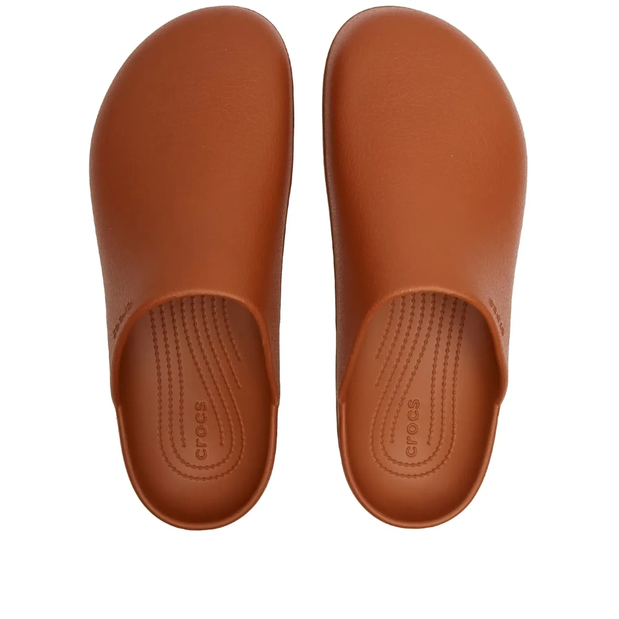 Crocs Unisex Dylan Clogs In Cognac Tan-Brown