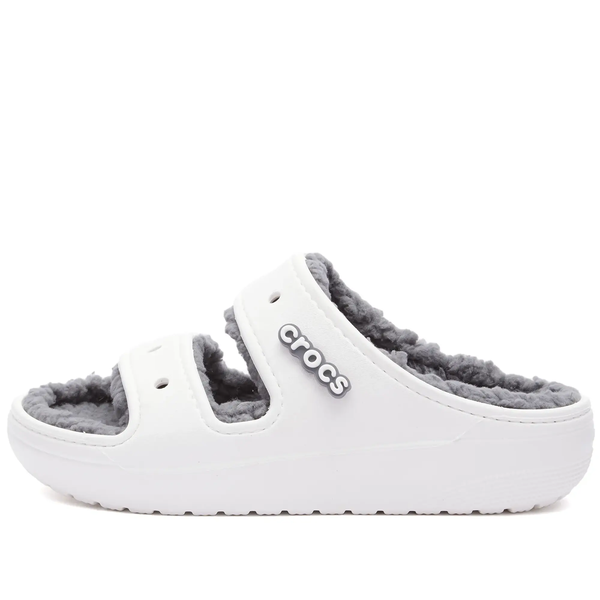 Crocs | Unisex | Classic Cozzzy | Sandals | White | W9/M8