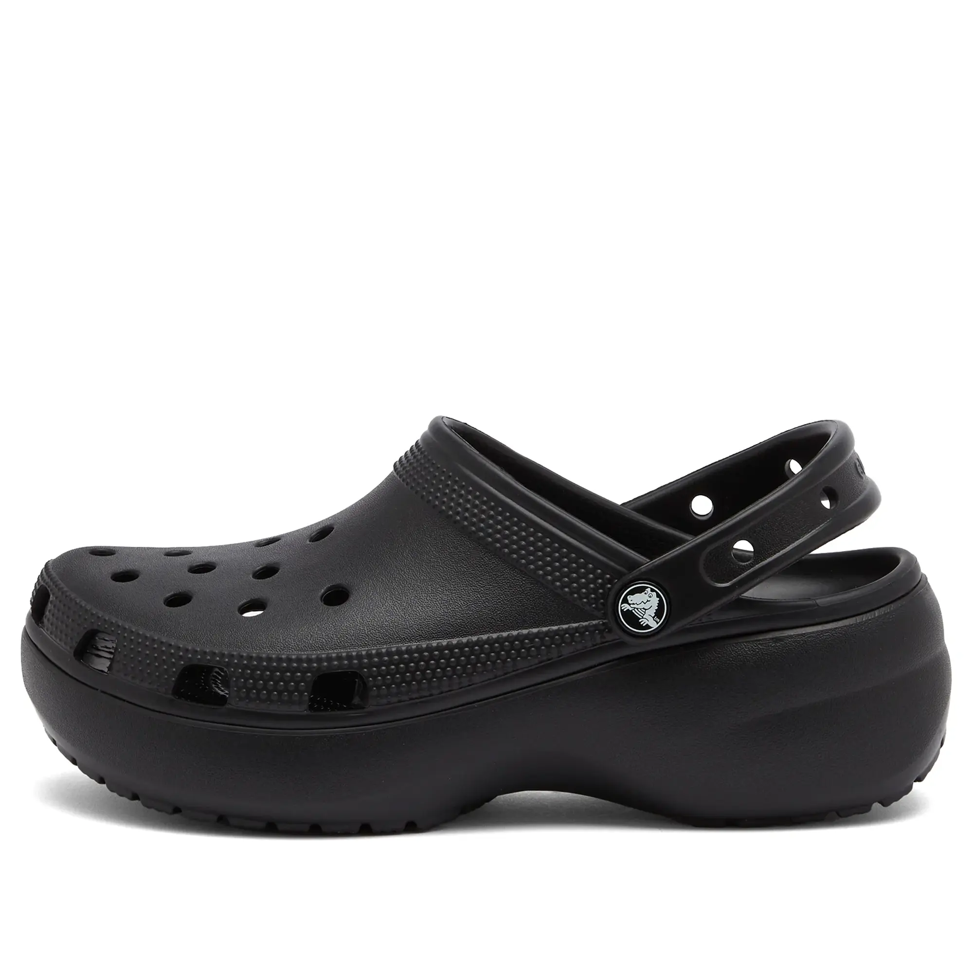 Crocs | Women | Classic Platform | Clogs | Black | 9