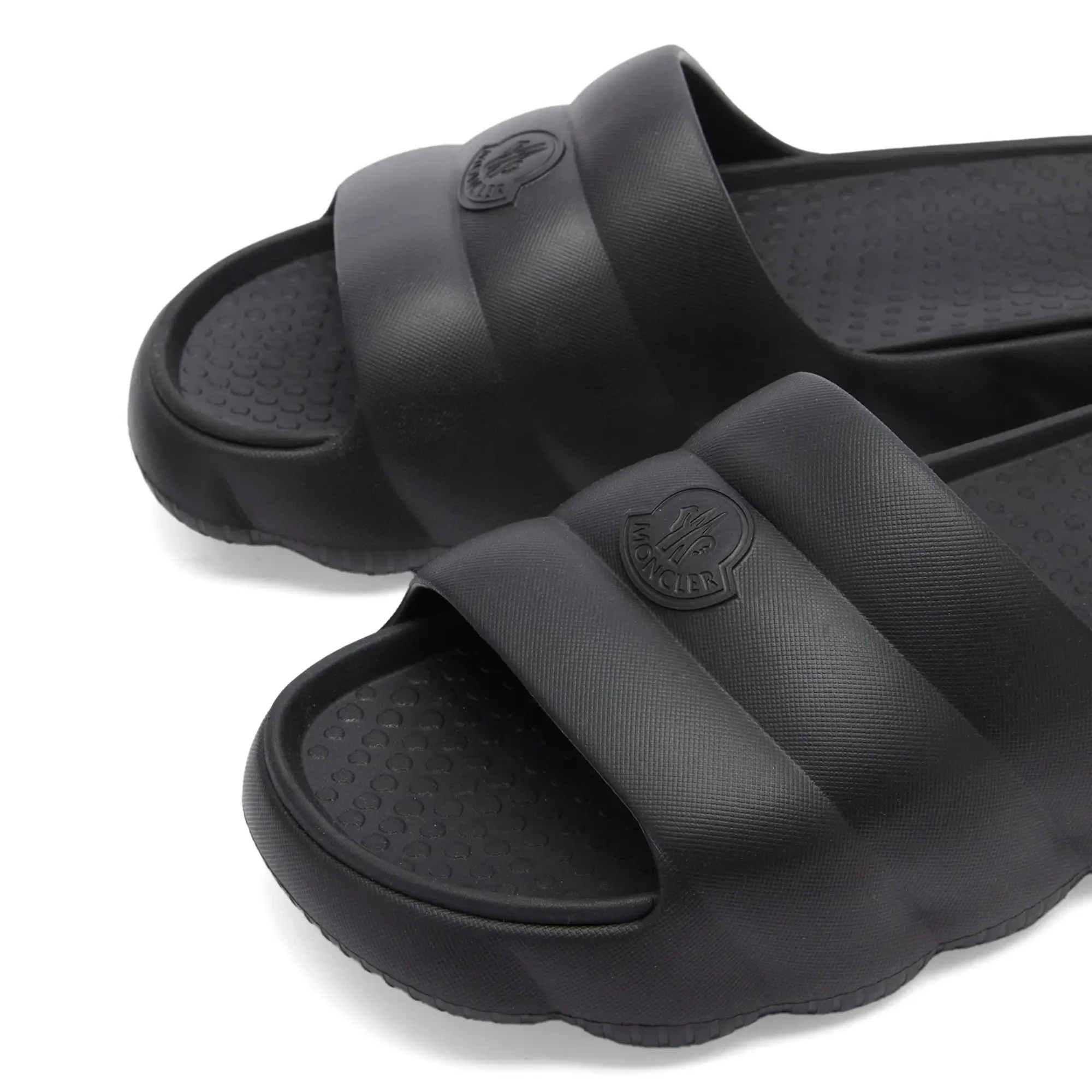 Moncler Men's Lilo Pool Slides Black