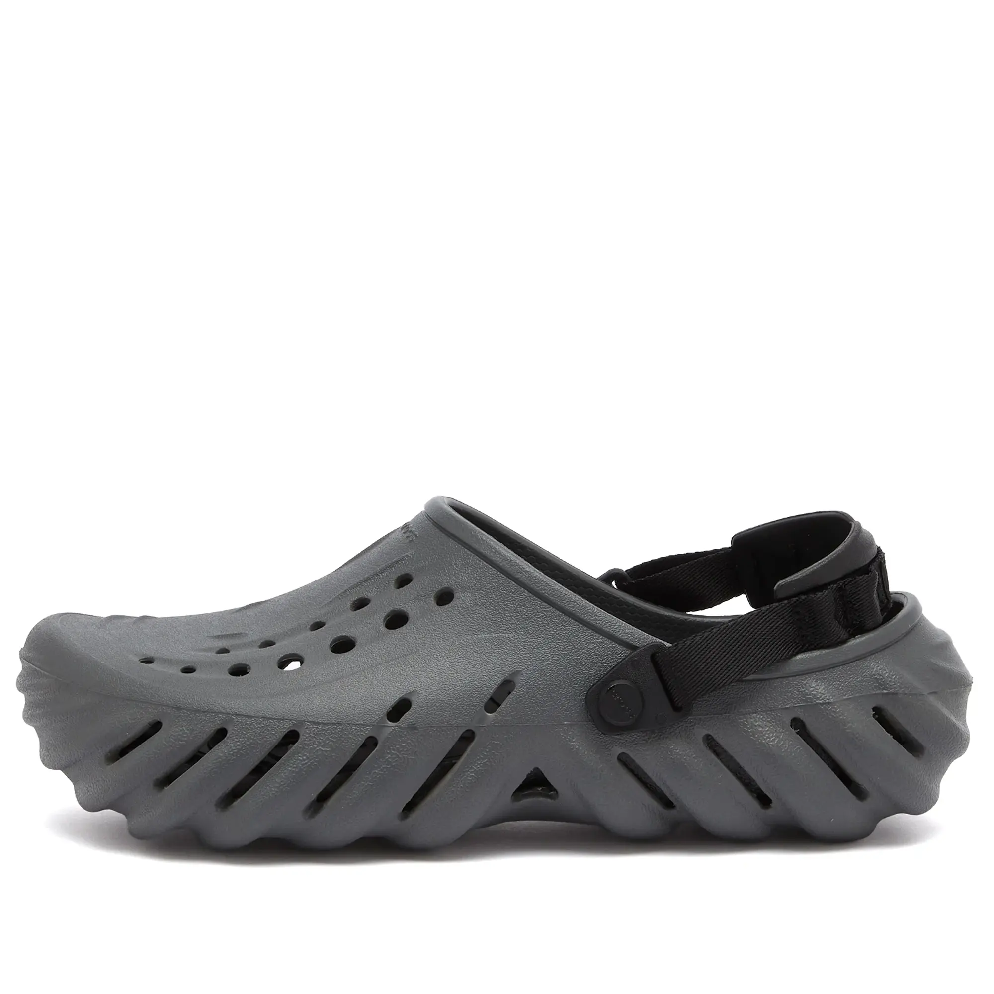 Crocs Unisex Echo Clogs In Slate Grey