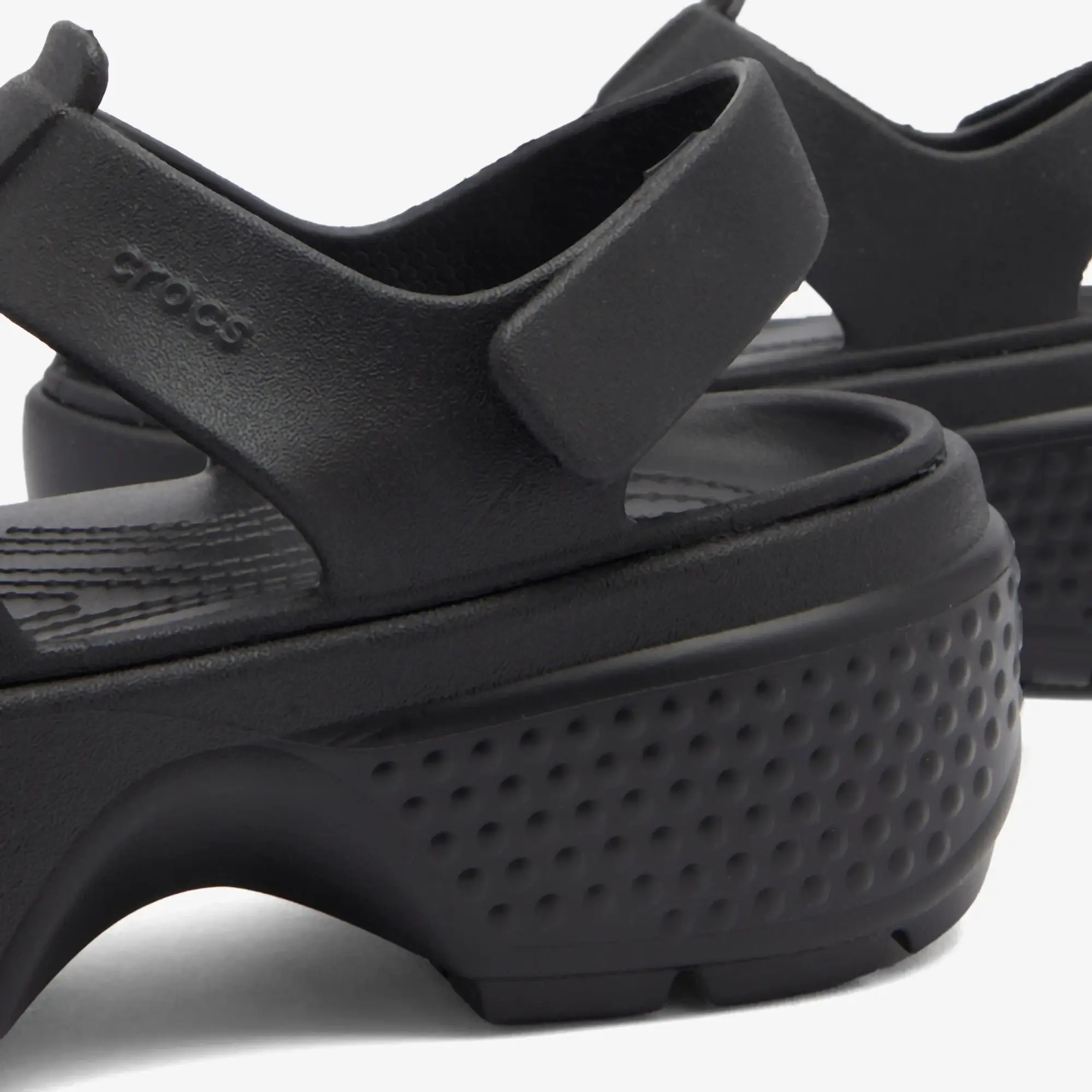 Crocs | Unisex | Stomp Fisherman | Sandals | Black | W9/M8