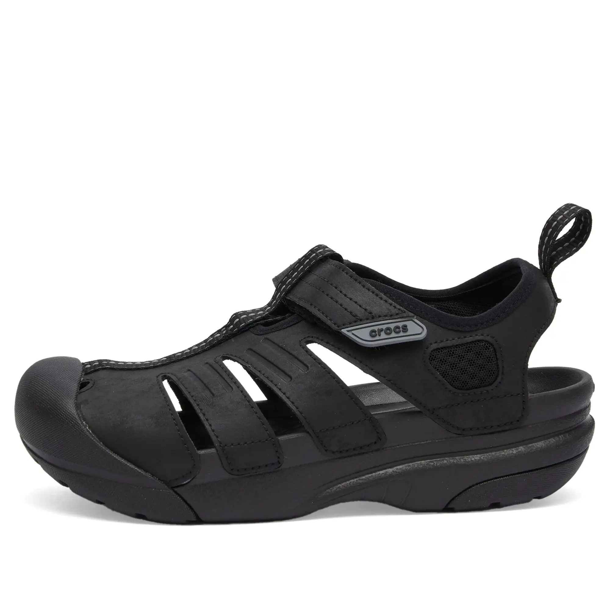 Crocs Yukon Fisherman Sandal Black