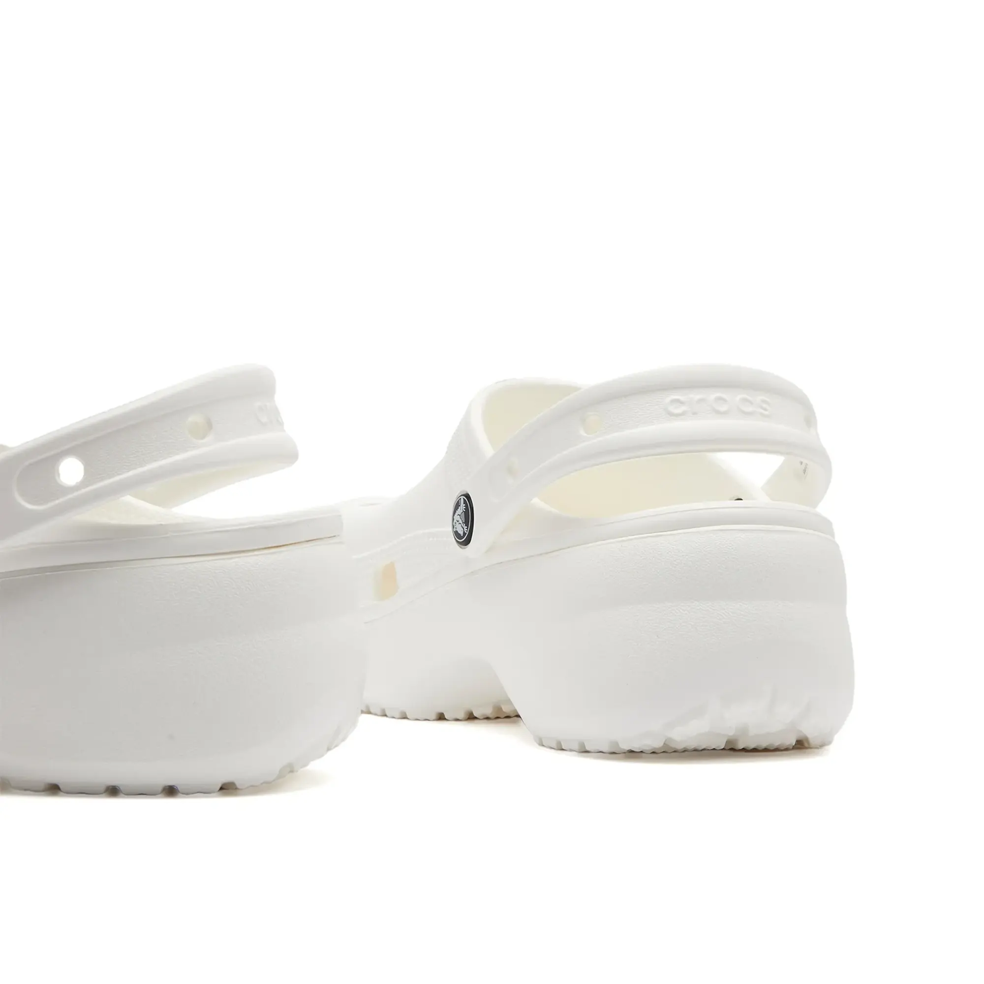 Crocs | Women | Classic Platform | Clogs | White | 9