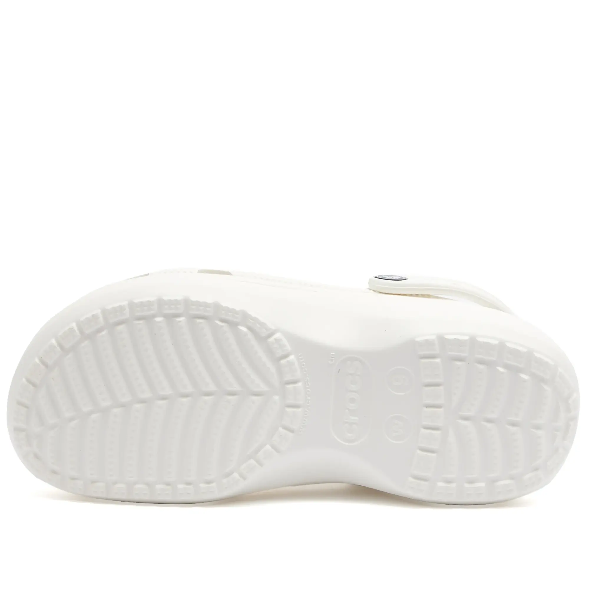 Crocs | Women | Classic Platform | Clogs | White | 9