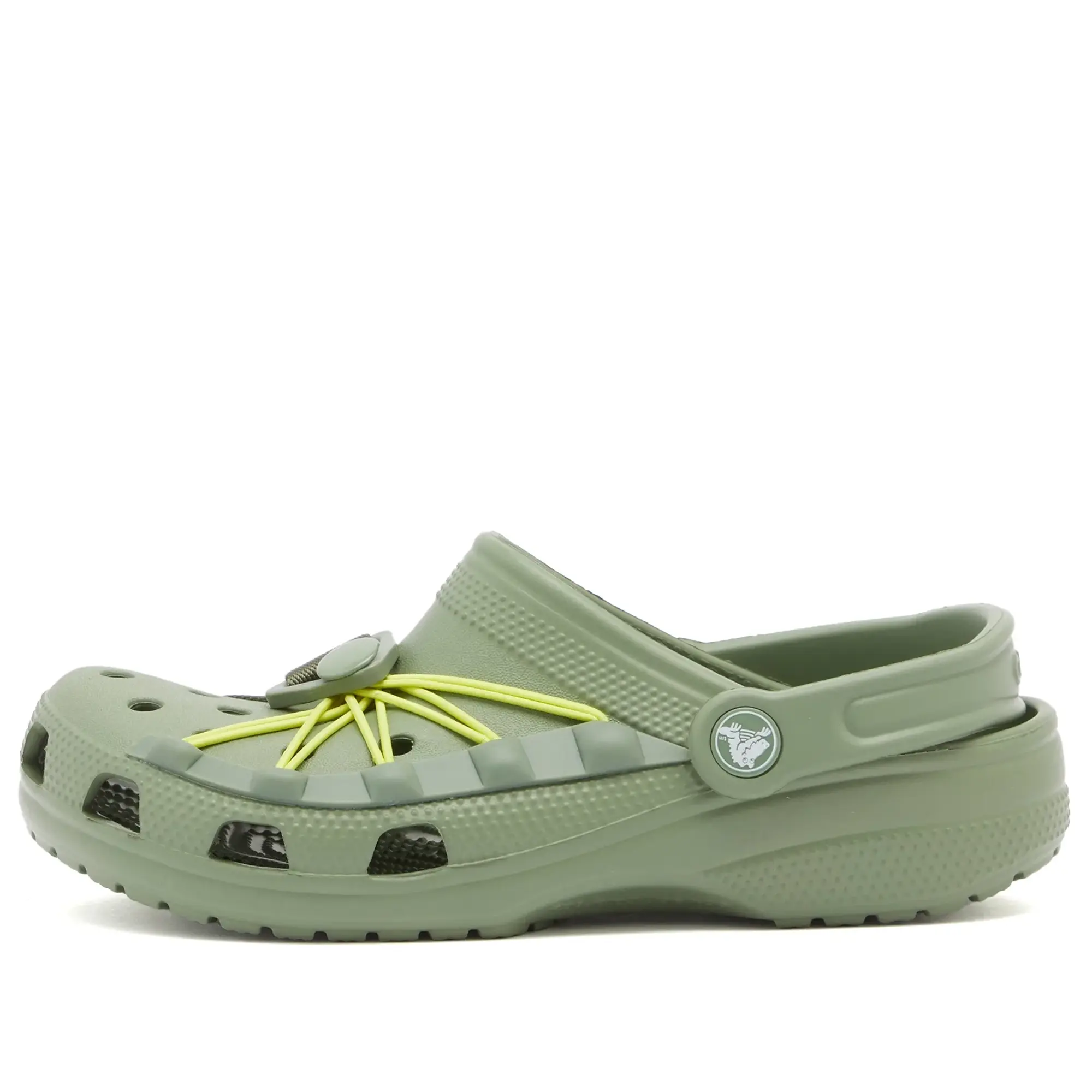 Crocs | Unisex | Classic Bungee Cord | Clogs | Moss/Multi | M11