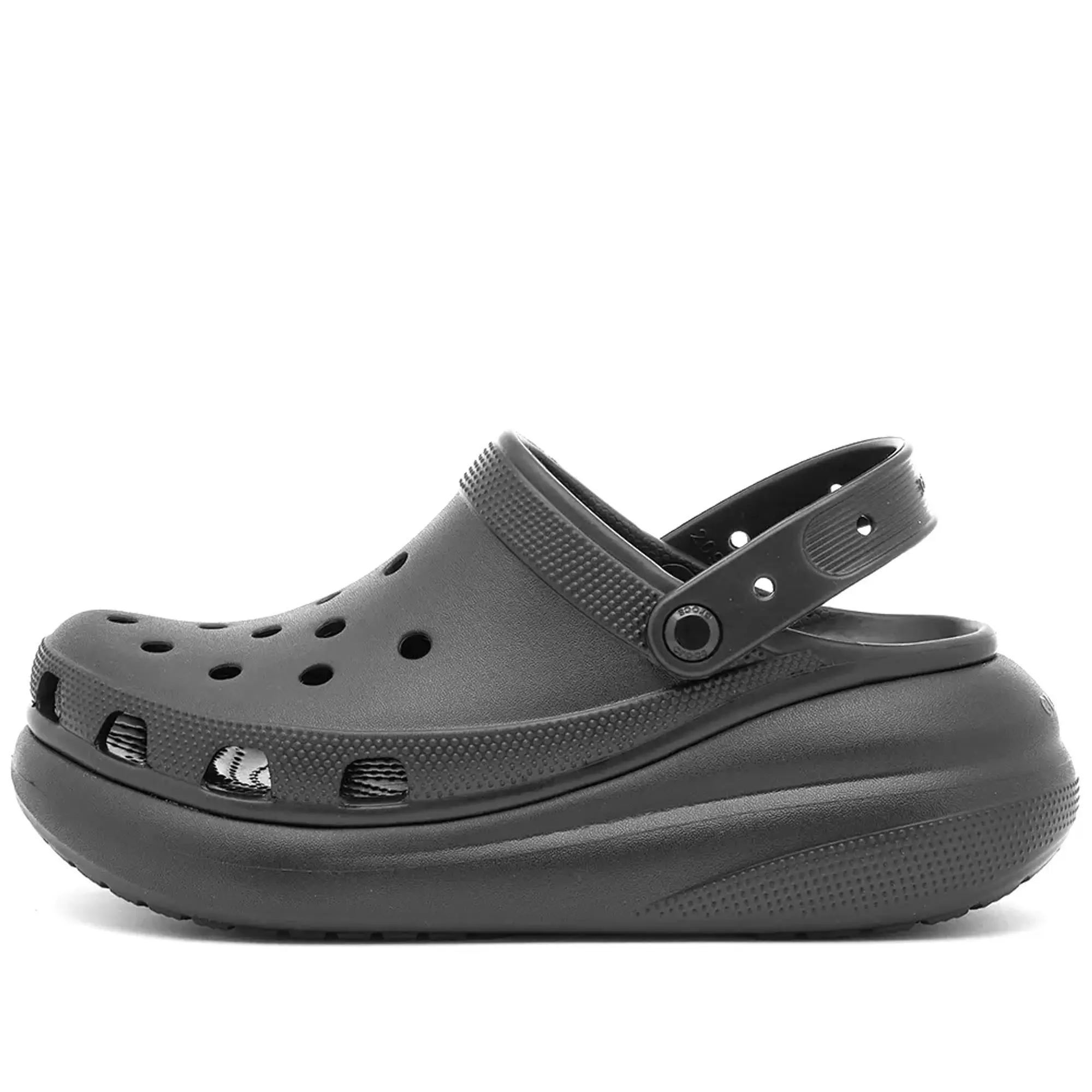 Crocs crush clog sandals in black